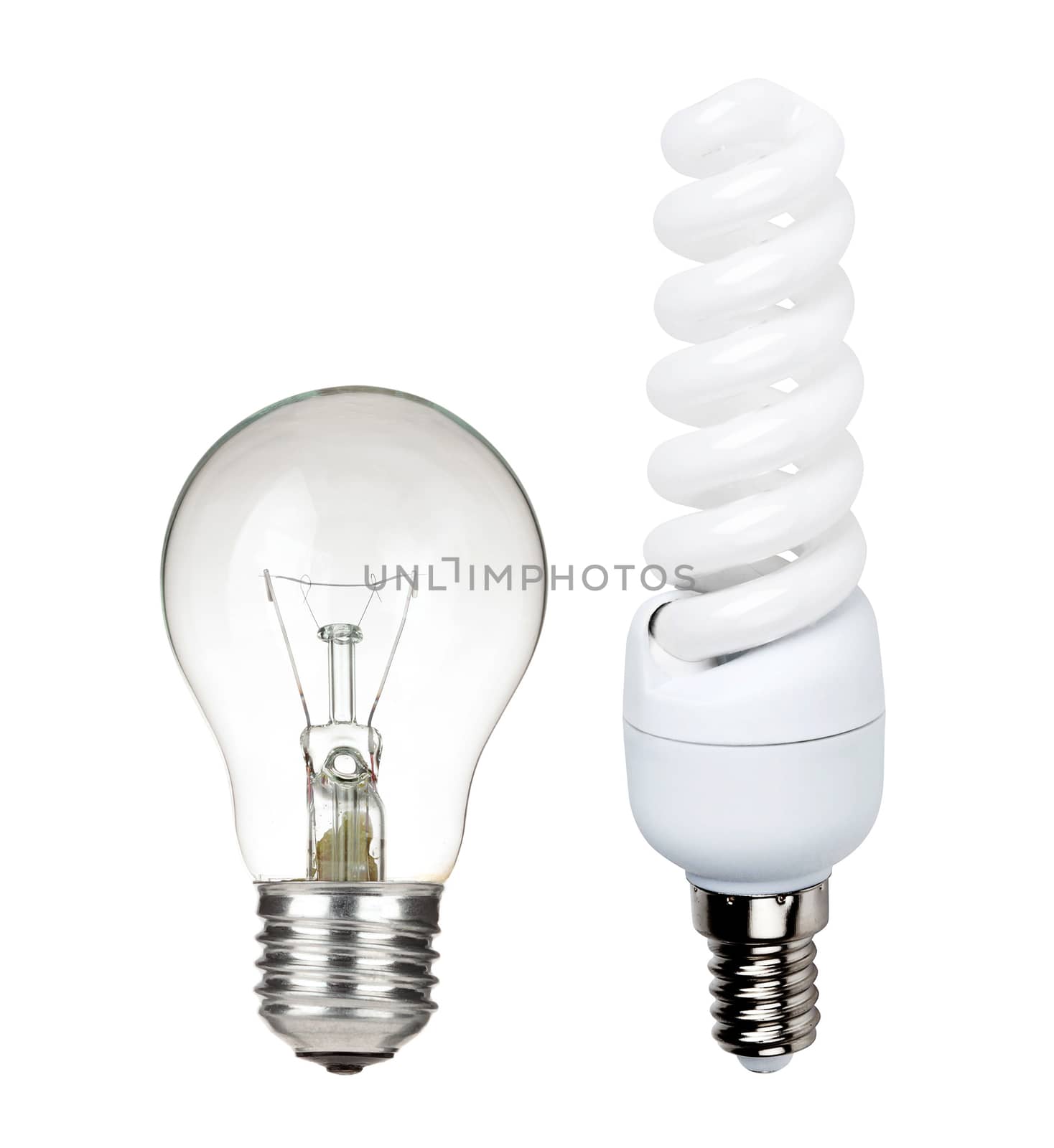 two different light bulbs