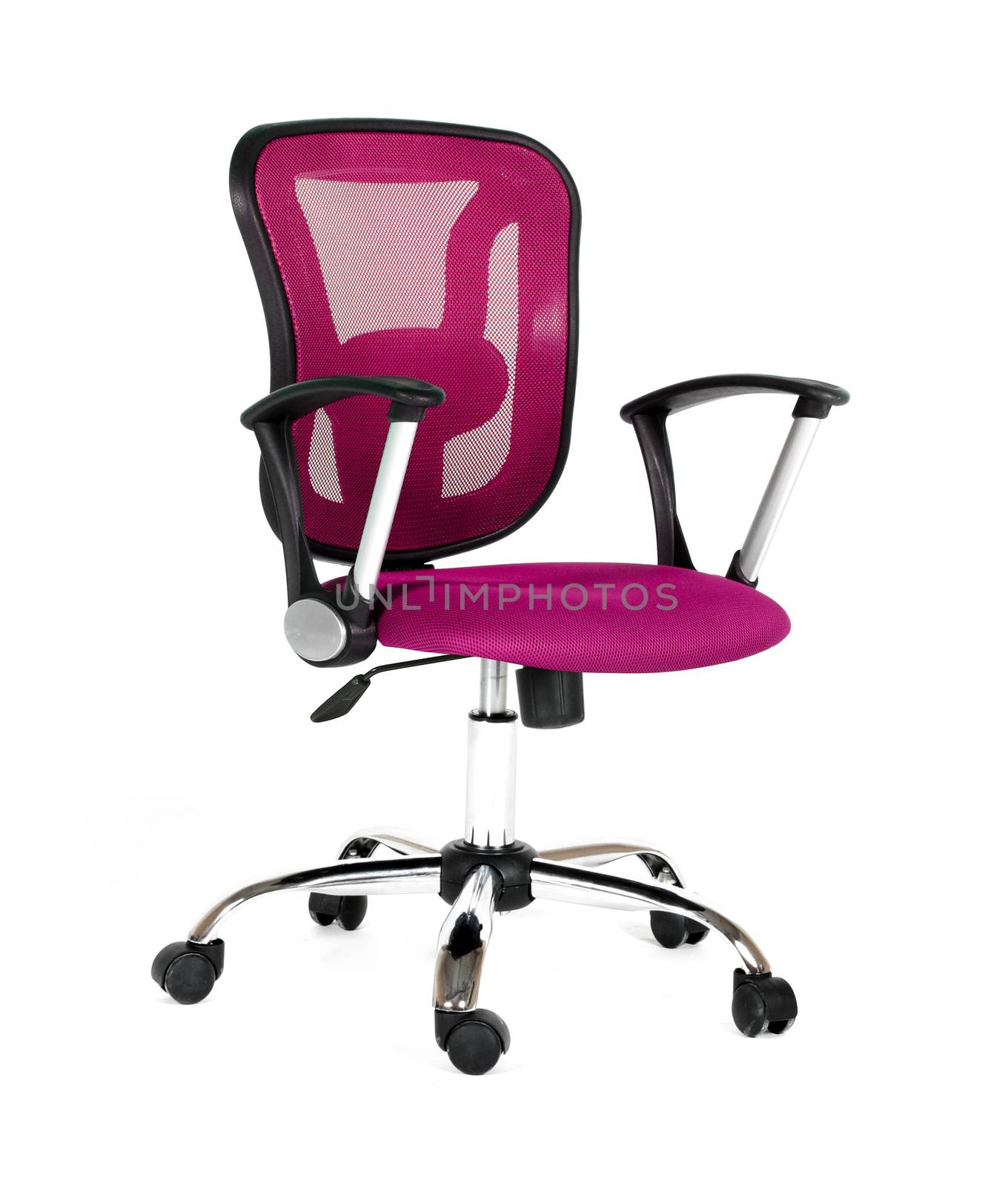 Pink office a chair