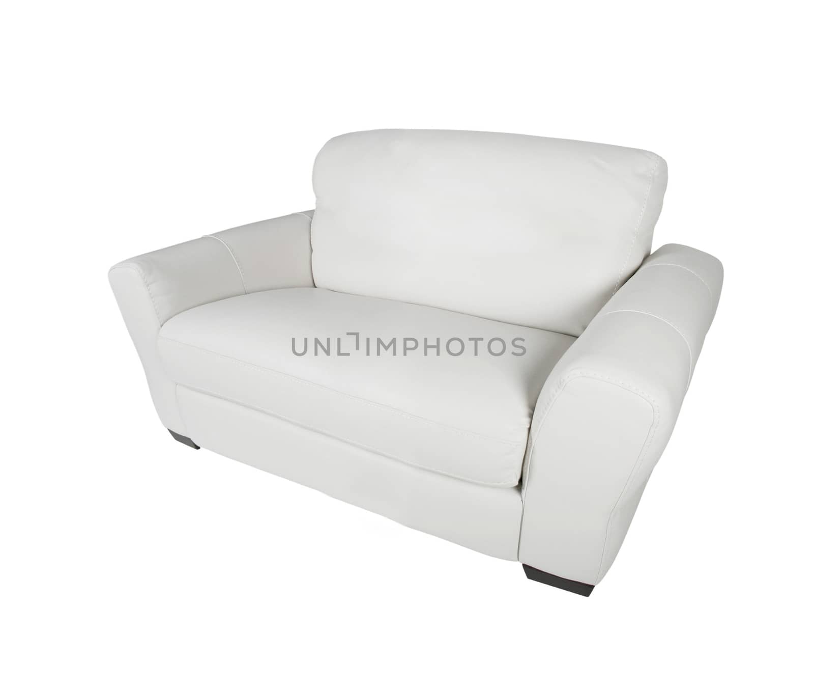 leather white armchair by ozaiachin