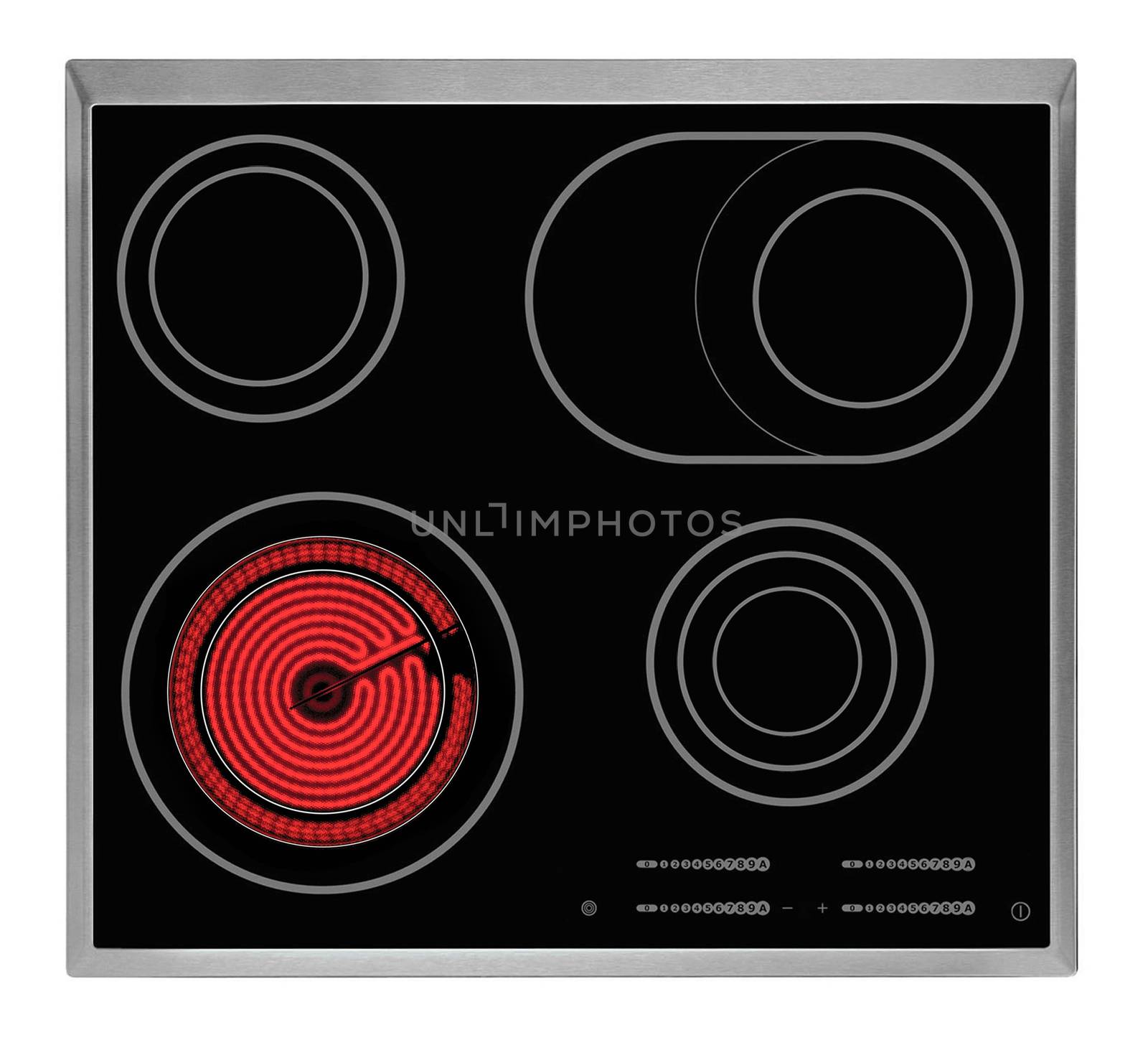 Electrical hob isolated