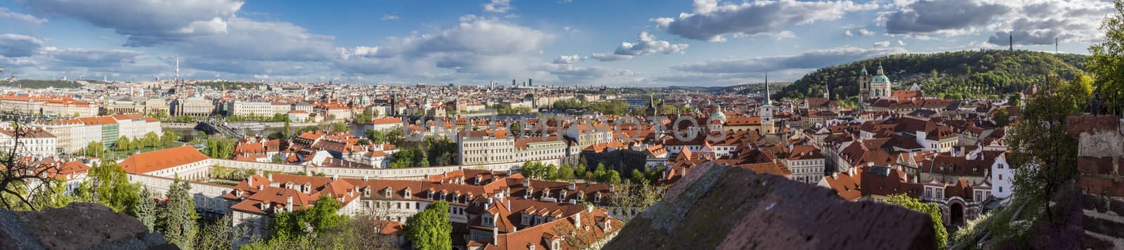 Panorama of Prague from Prague Castle by A-dam