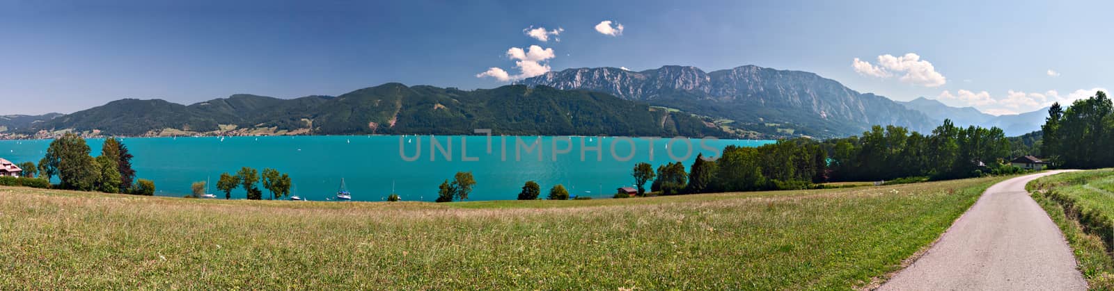Mondsee lake in the mountains of Austria

 by A-dam