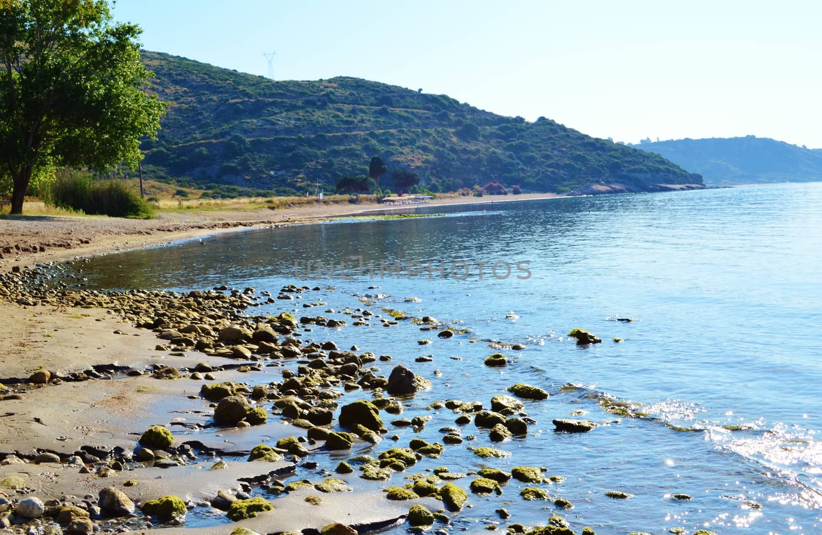 A peaceful coastal image taken at Katelios on the beautiful Greek Island of kefalonia.