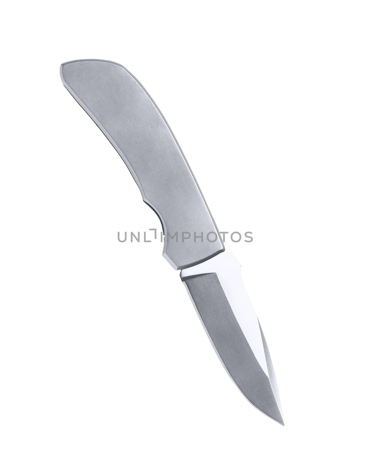 knife on a white background