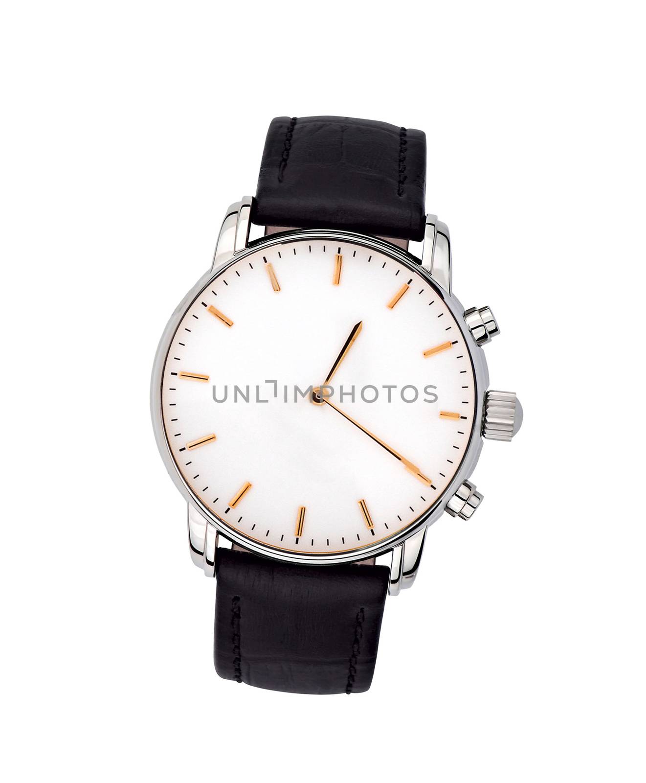 watches on white background