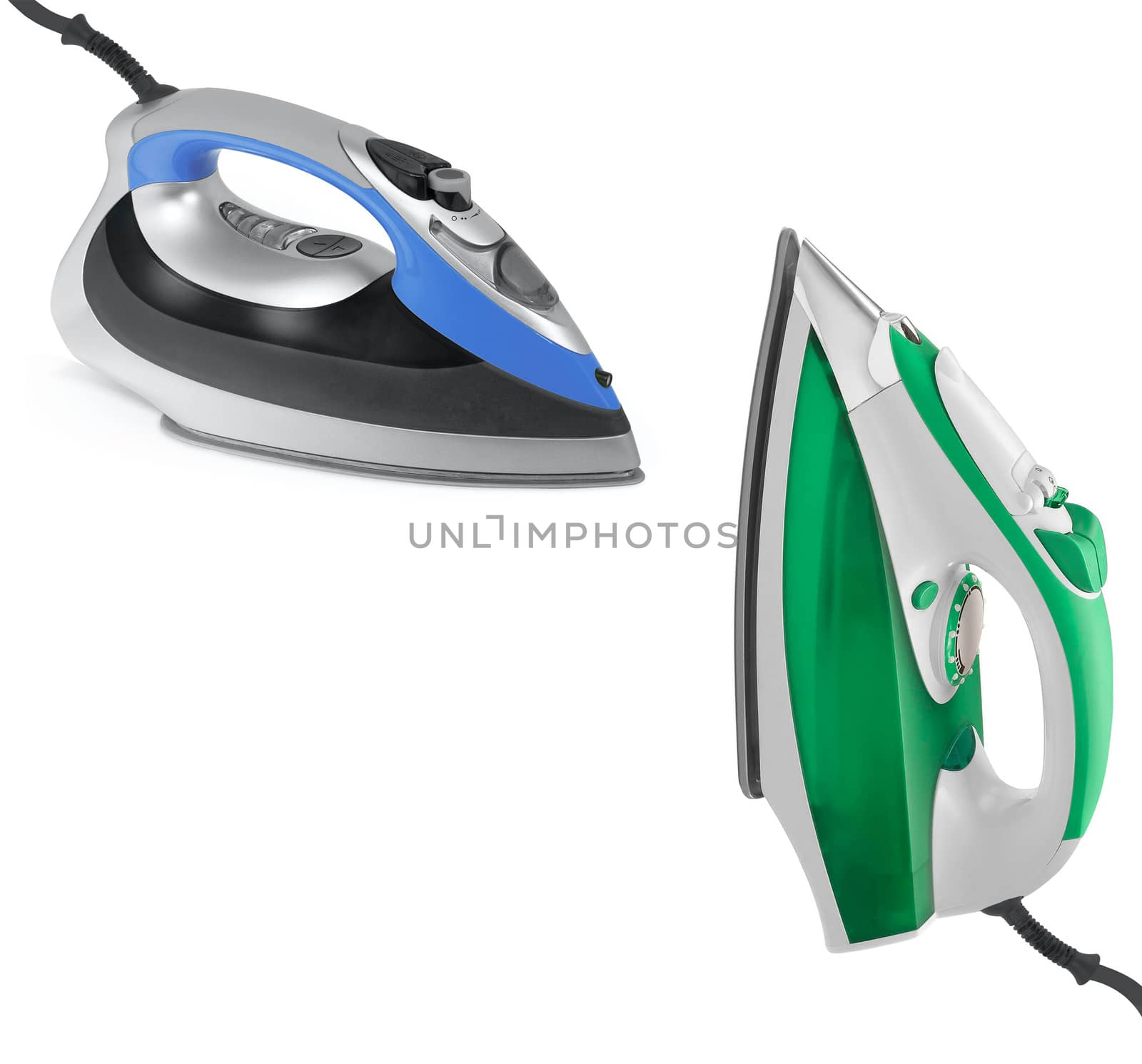 modern new two electric irons by ozaiachin