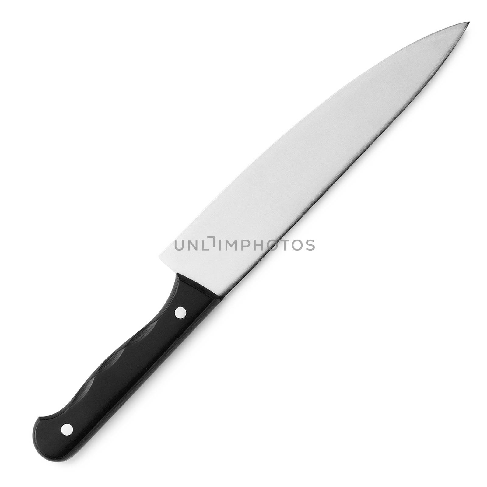 isolated knife on white background