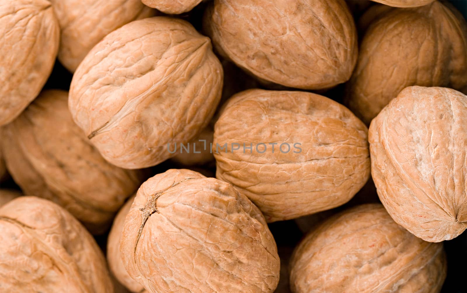 Walnuts in closeup by ozaiachin