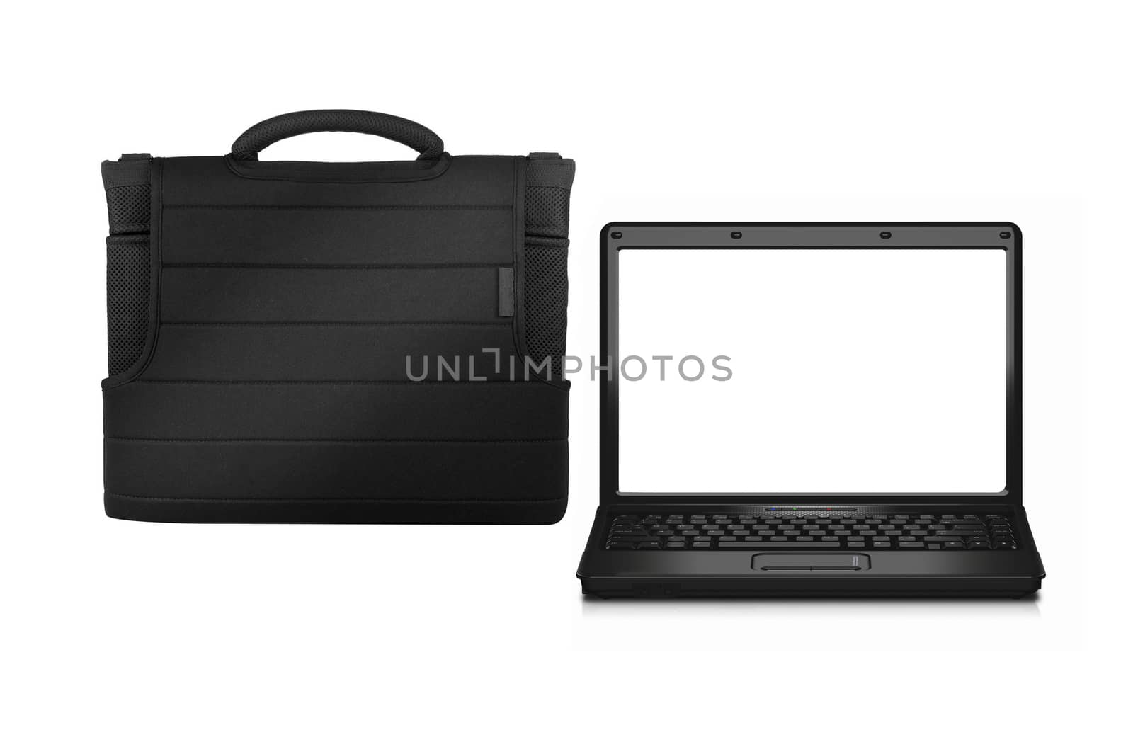 business bag with laptop