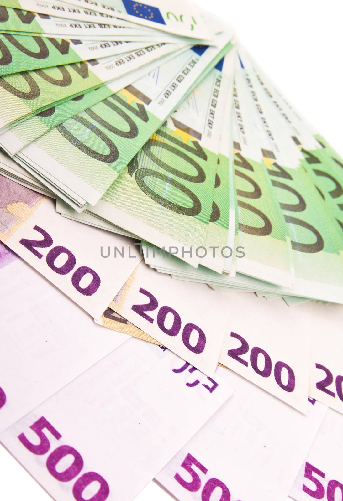 uro banknotes background