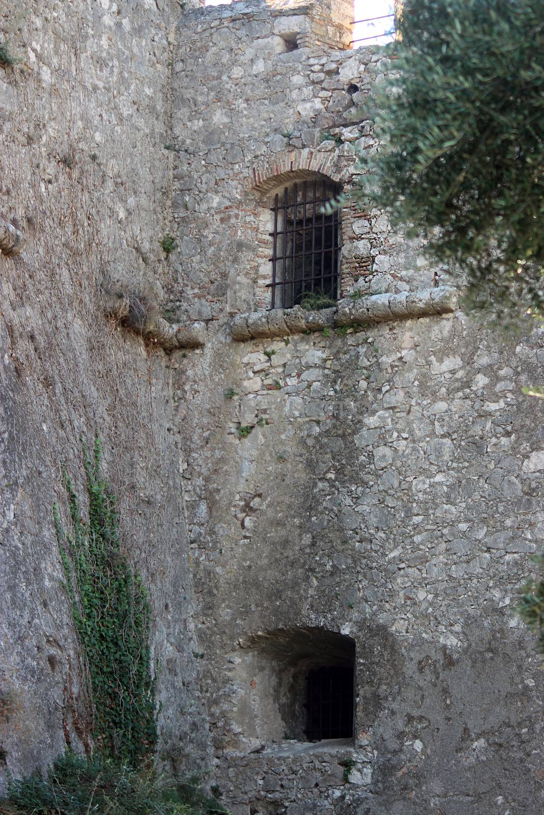 Fort du mont Alban. Old fortification near the city of Villefranche-sur-Mer