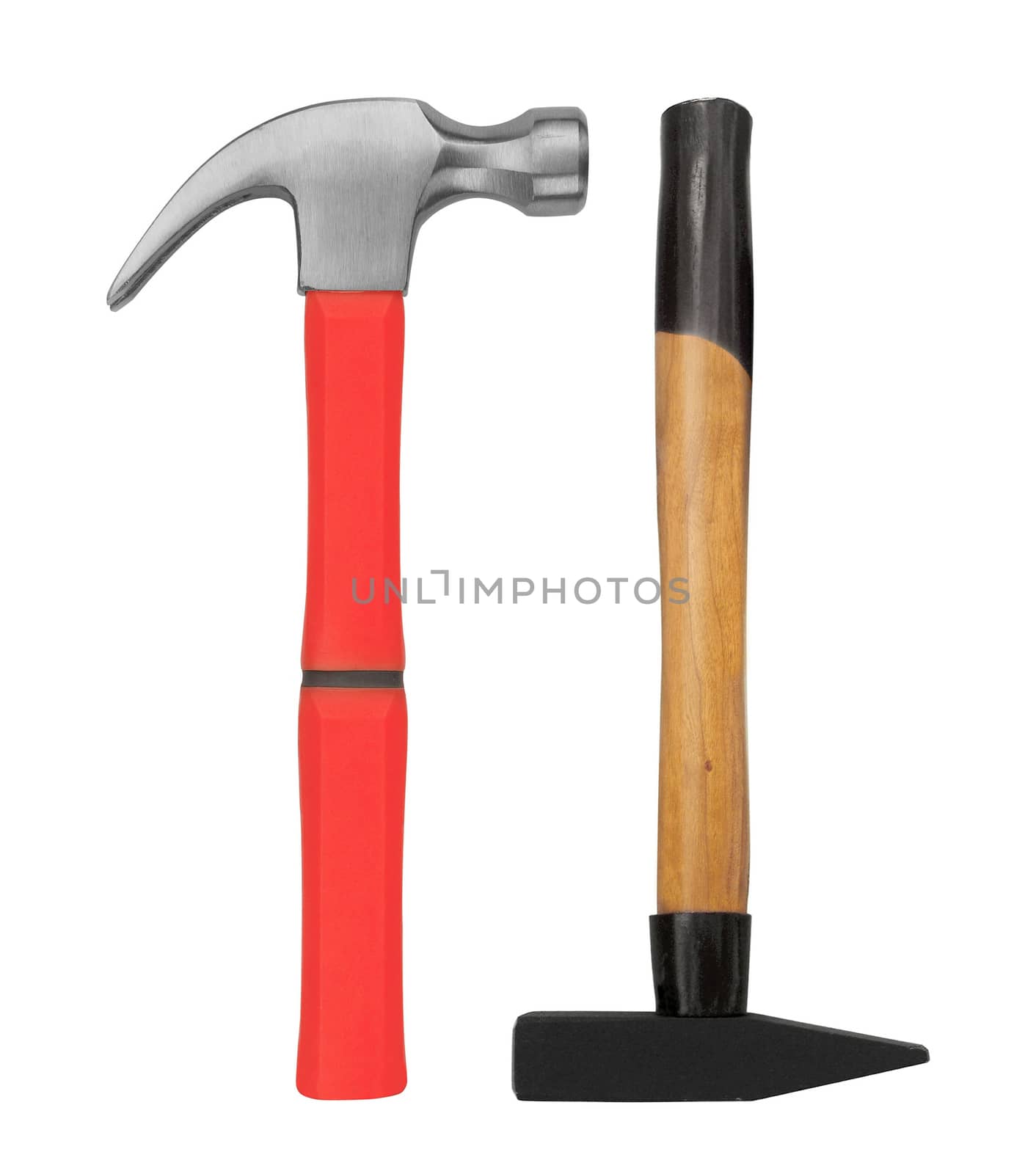 hammers isolated on white background