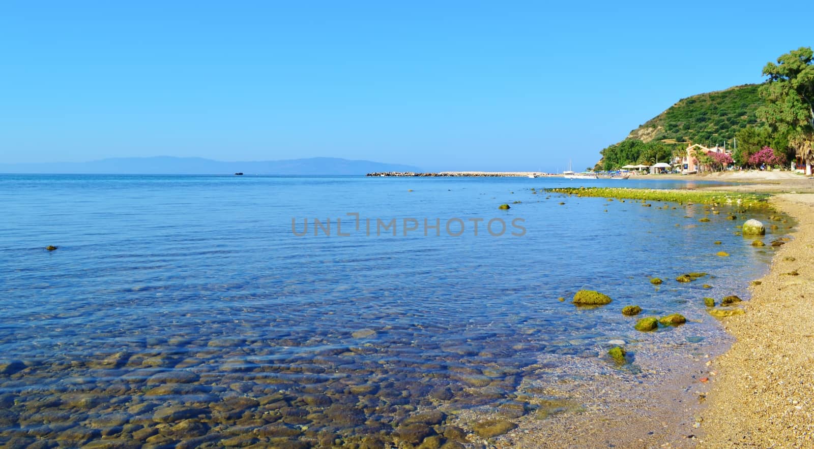 A peaceful coastal image from Katelios, on the beautiful Greek Island of Kefalonia.