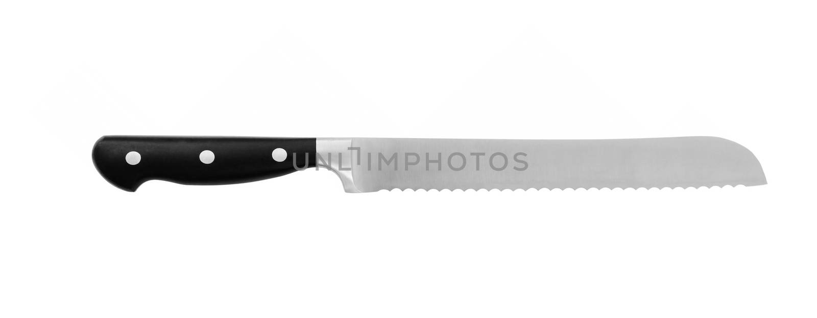 Kitchen knife isolated on white background by ozaiachin