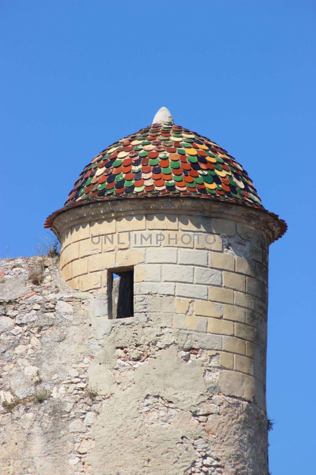 Fort du mont Alban. Old fortification near the city of Nice in France