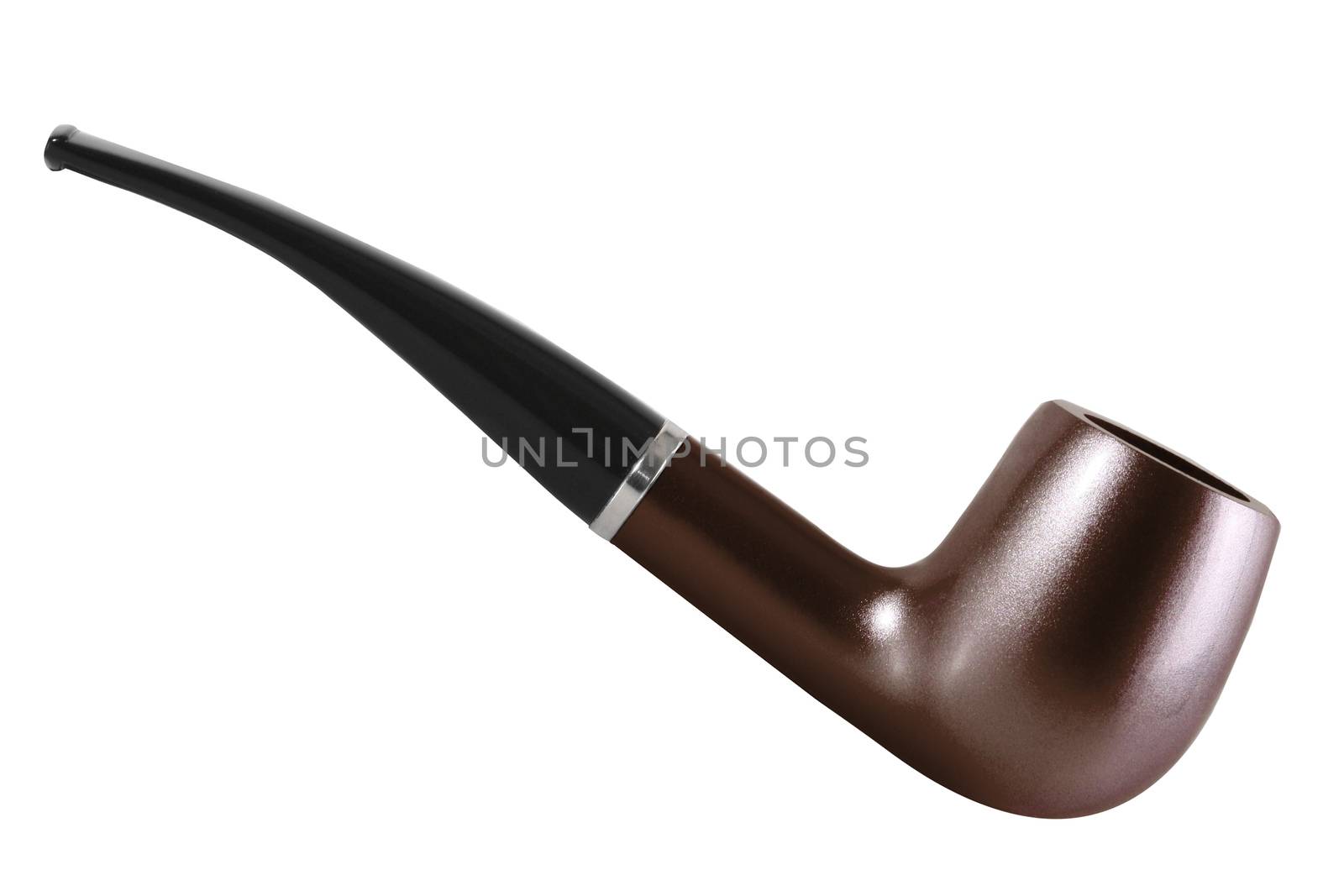 Tobacco pipe isolated on white by ozaiachin
