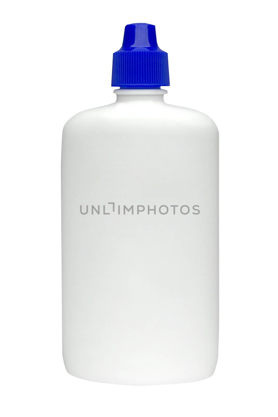 glue. plastic white bottle