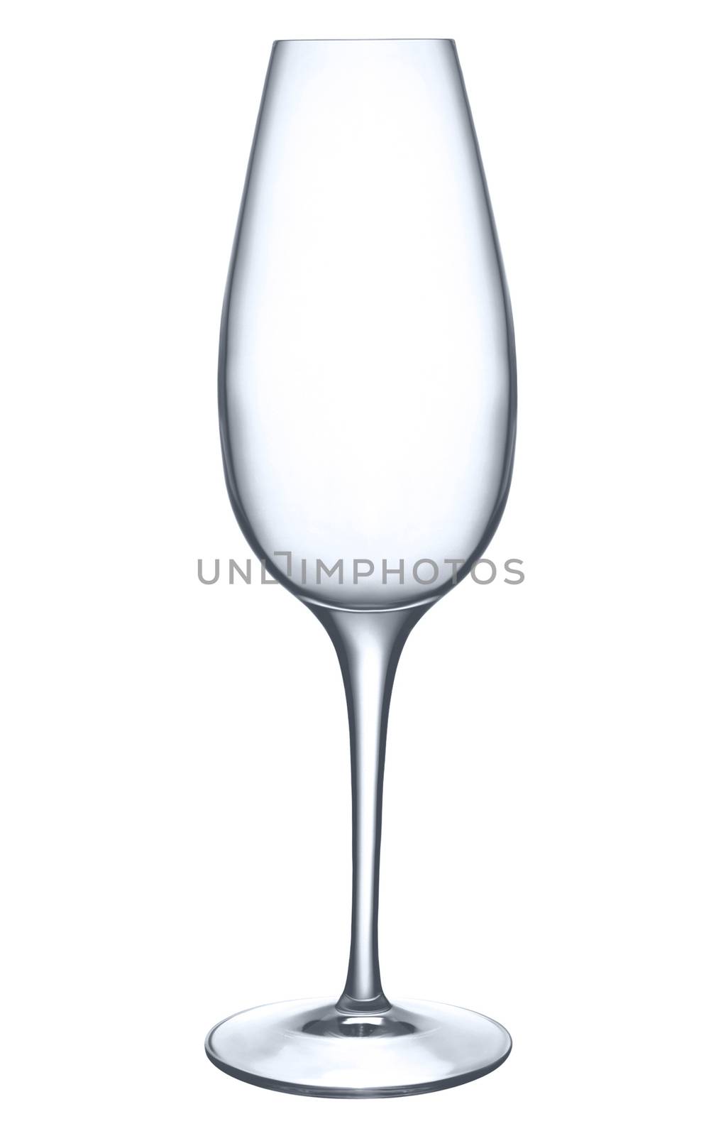 empty champagne glass by ozaiachin