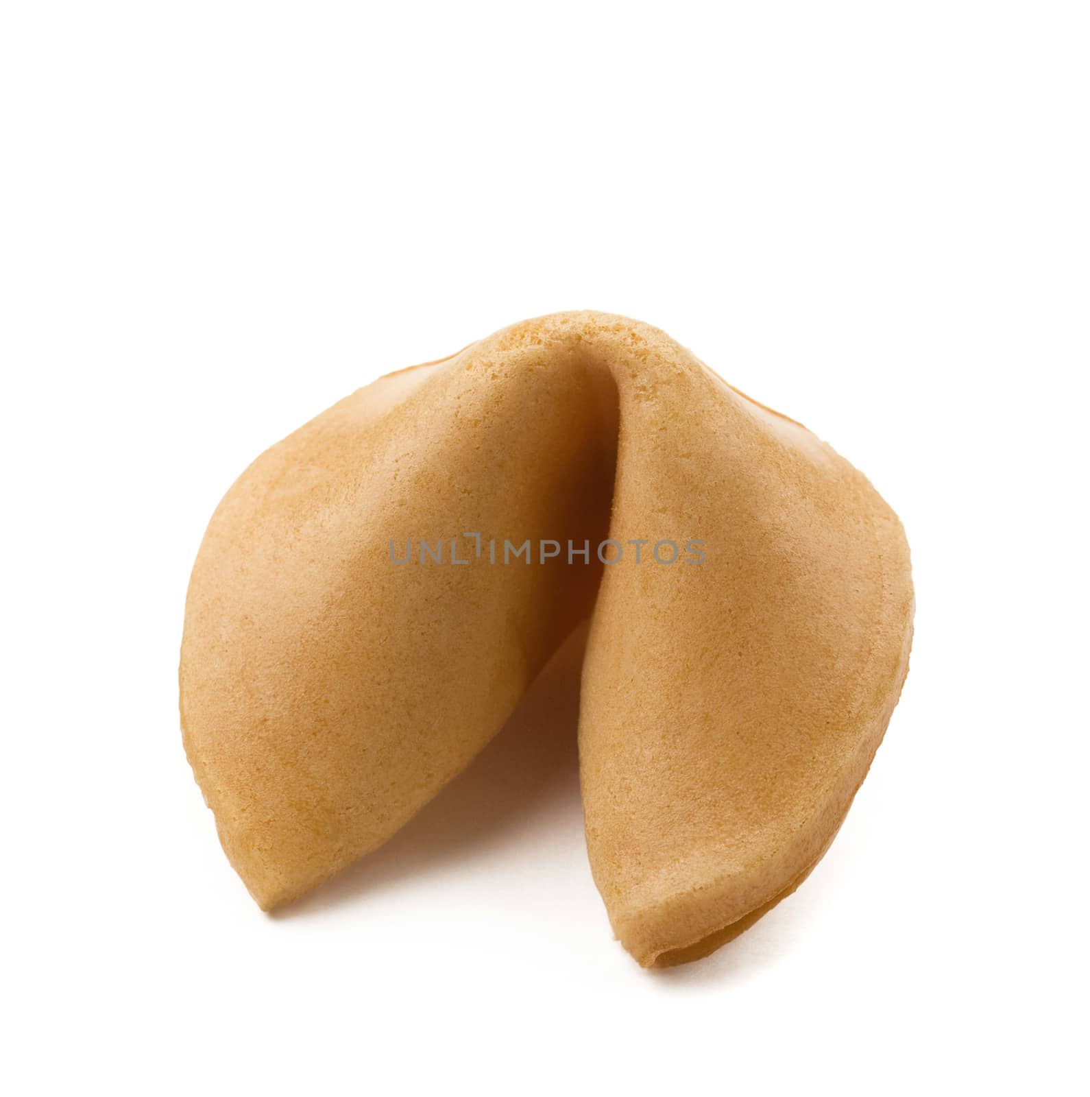 fortune cookie on a white background.