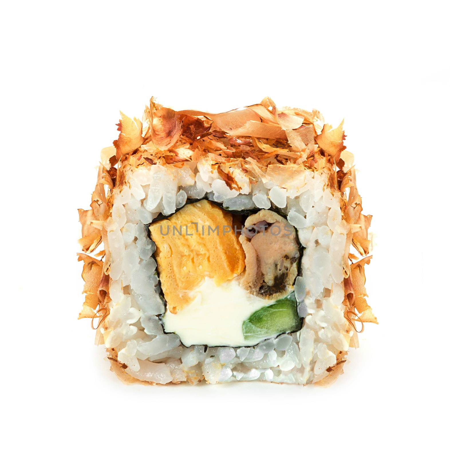 traditional fresh japanese sushi rolls
