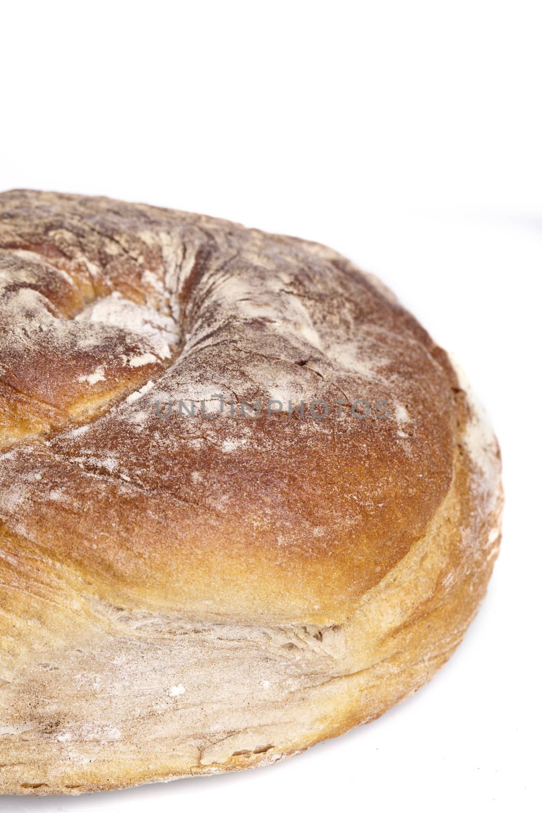 tasty fresh baked bread bun baguette natural food by juniart