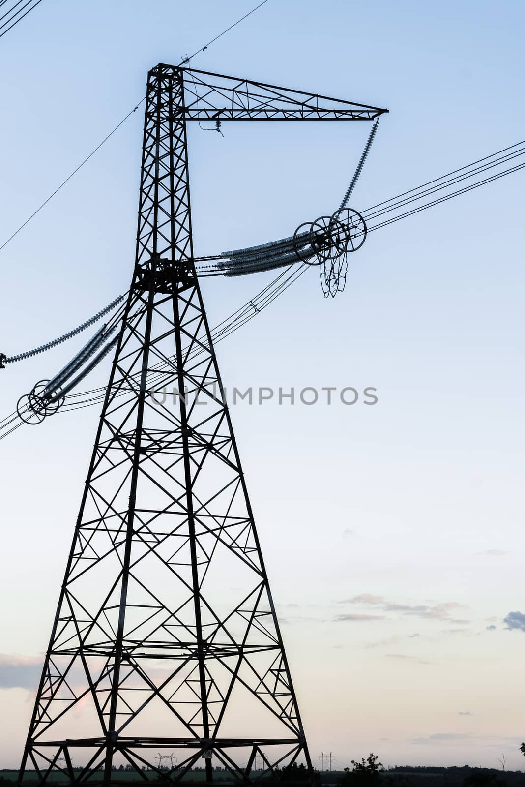 towers for power transmission lines high voltage