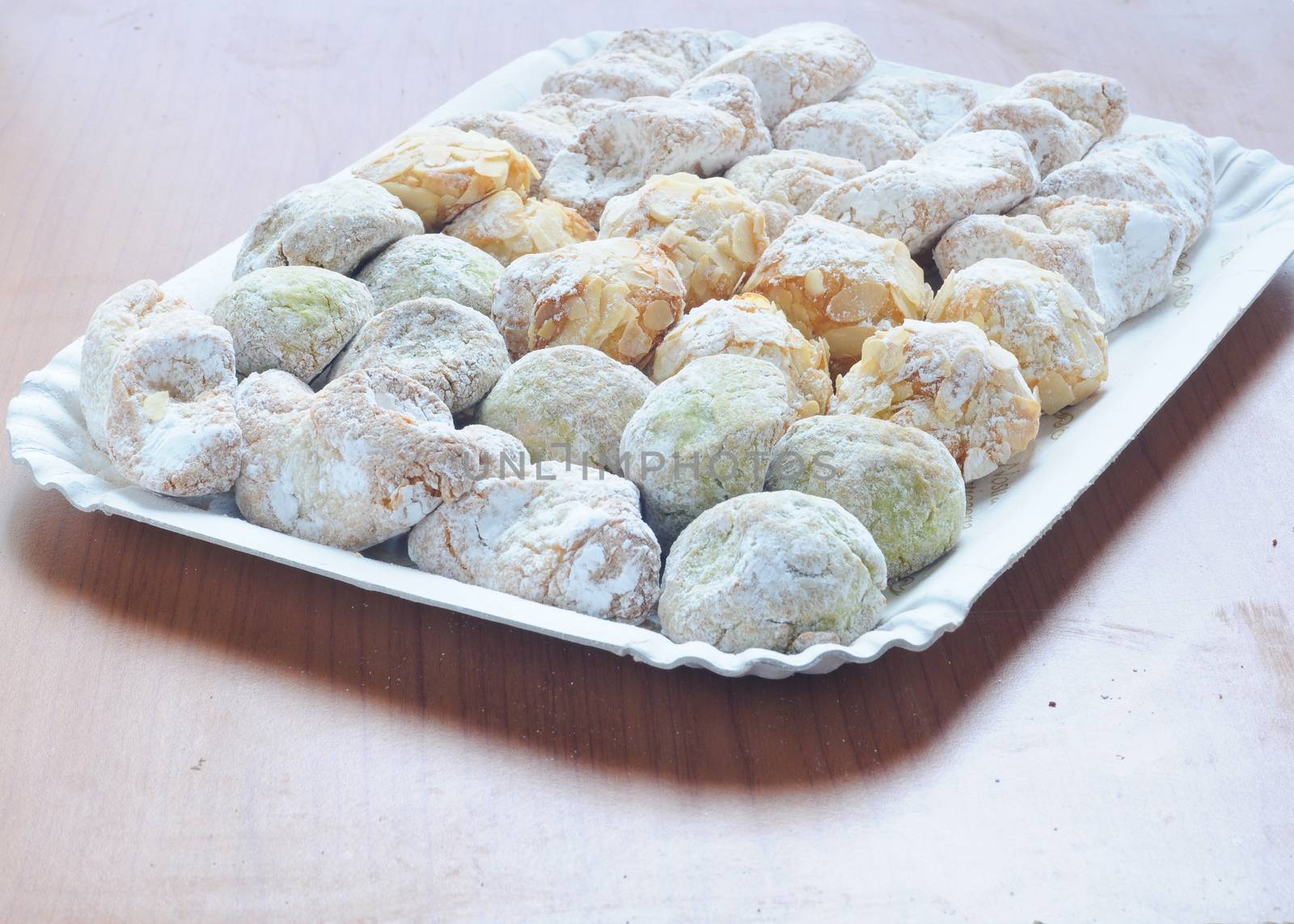Sicilian sweets made with almond paste