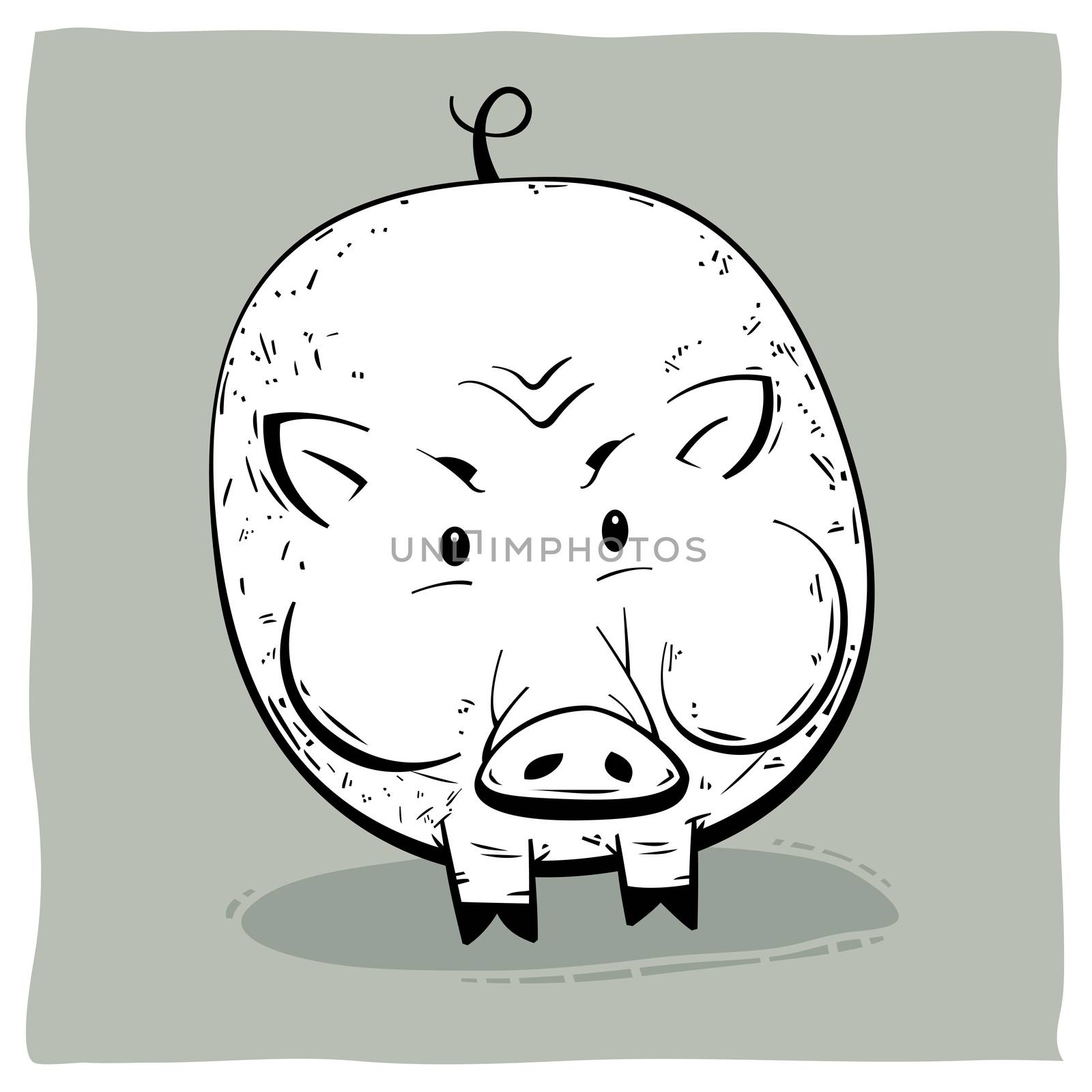 Fat pig by andrius