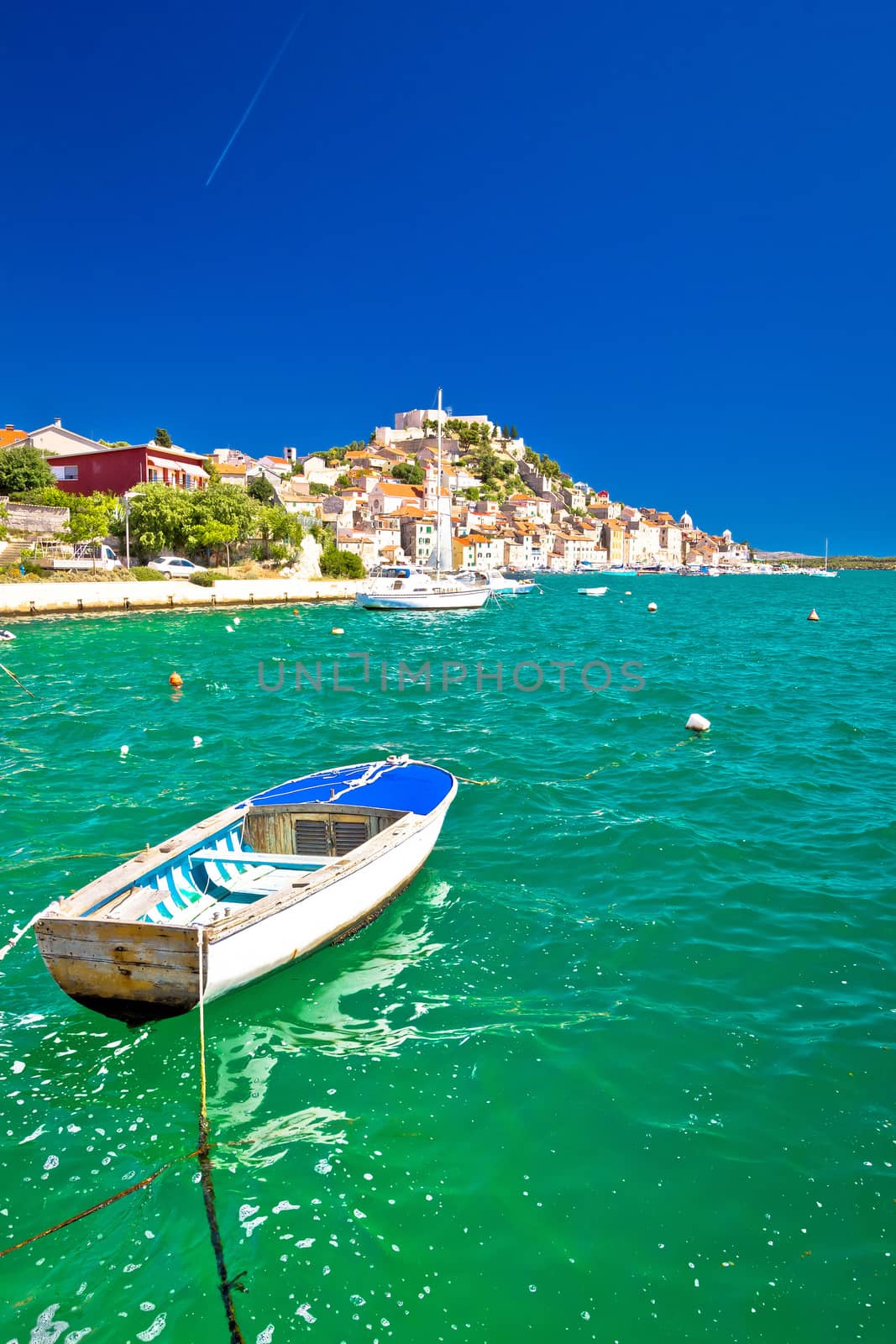 Mediterranean town of Sibenik view, Dalmatia, Croatia