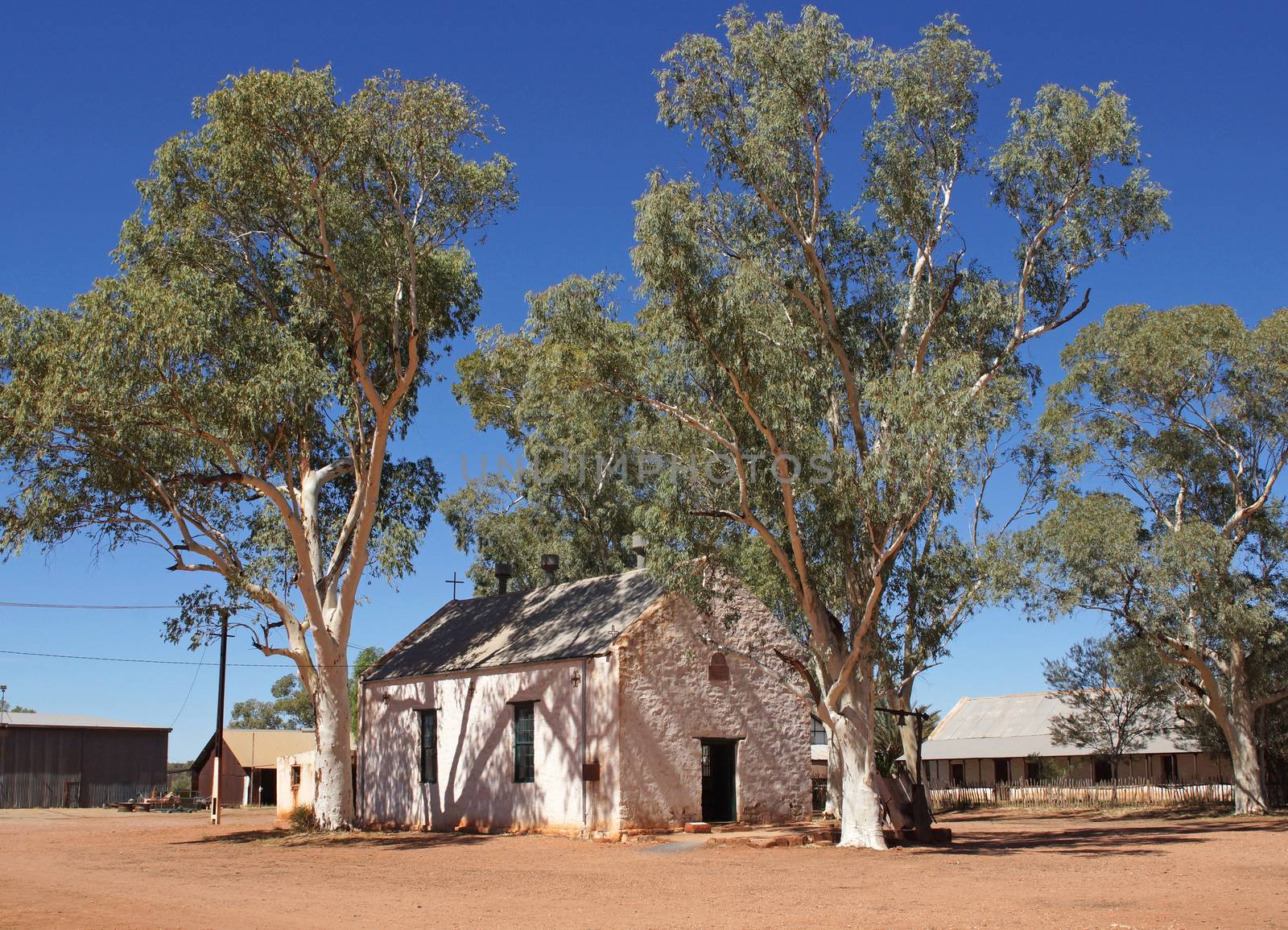 Old church of Hermannsburg, Northern Territory, Australia