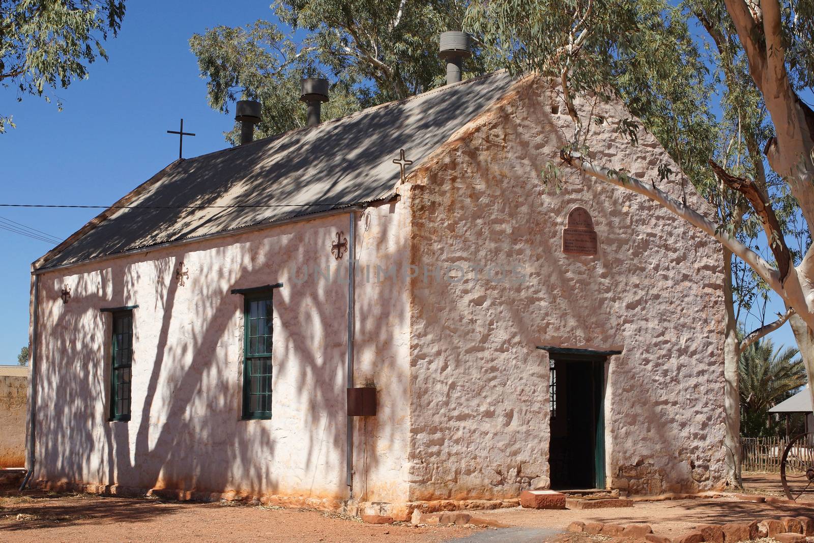 Old church of Hermannsburg, Northern Territory, Australia