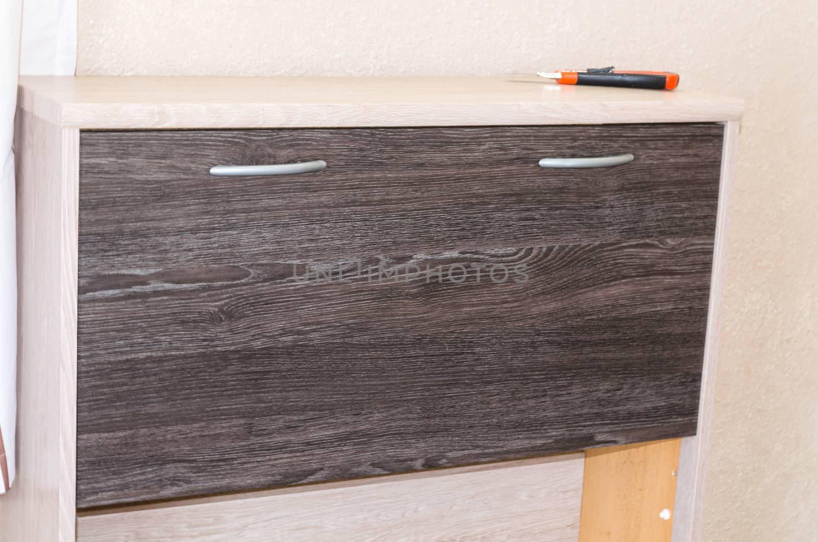 Furniture remodel with adhesive films for furniture