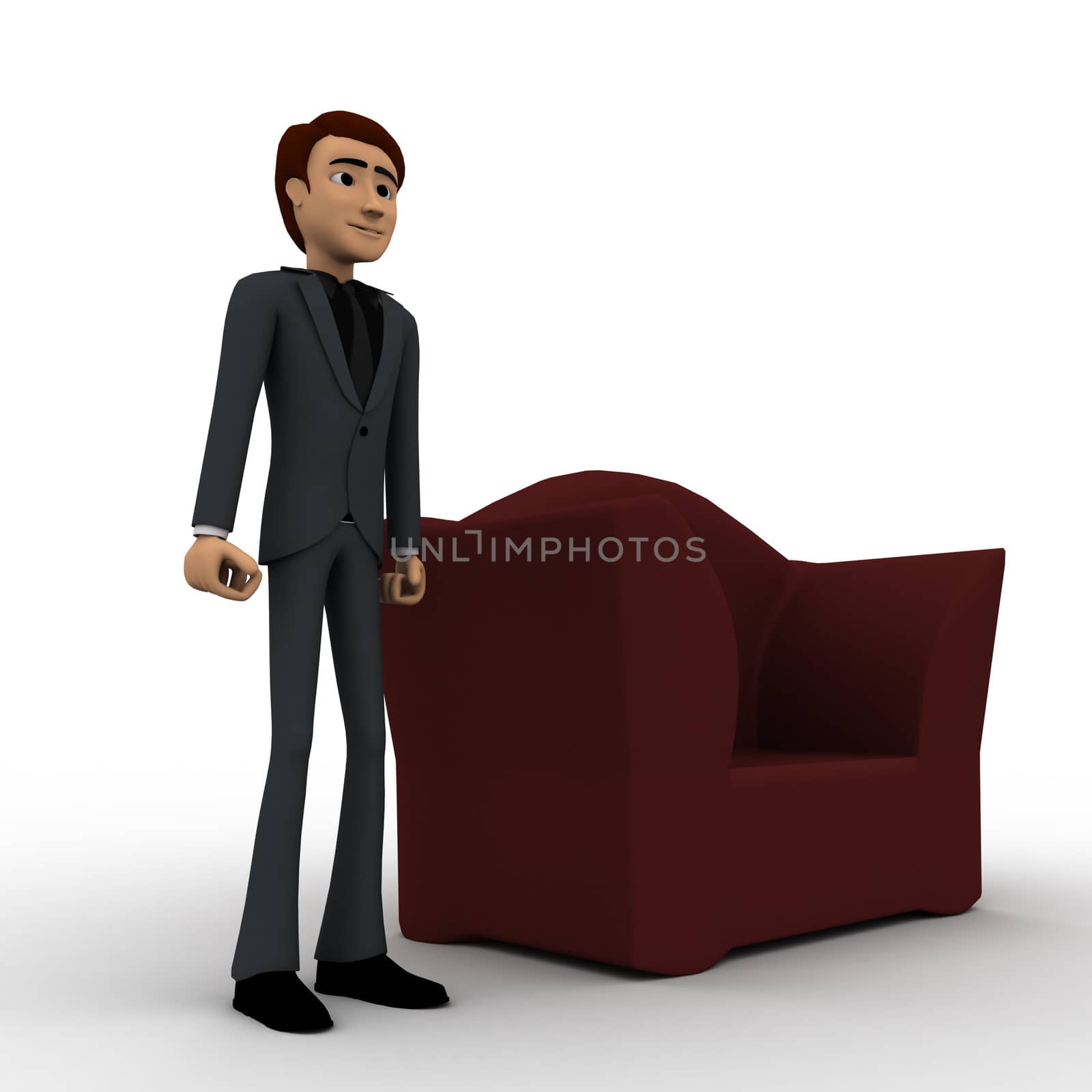 3d man sofa chair concept by touchmenithin@gmail.com