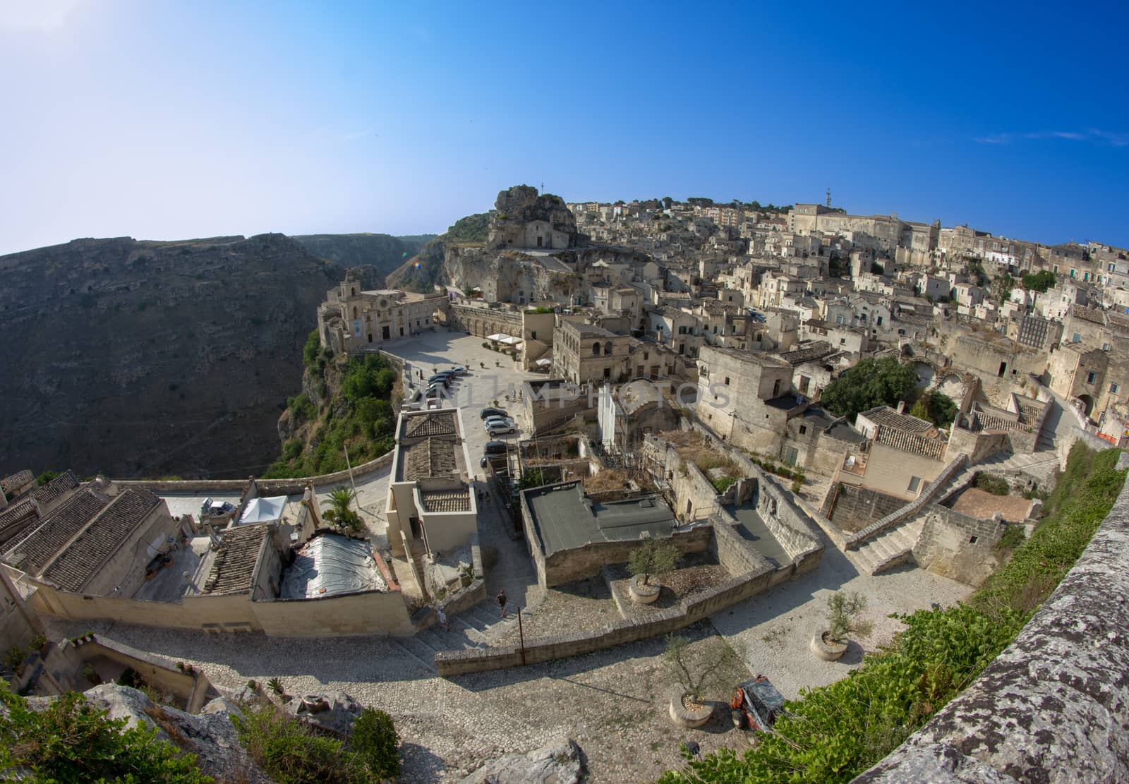 The Sassi of Matera are the historic city of Matera