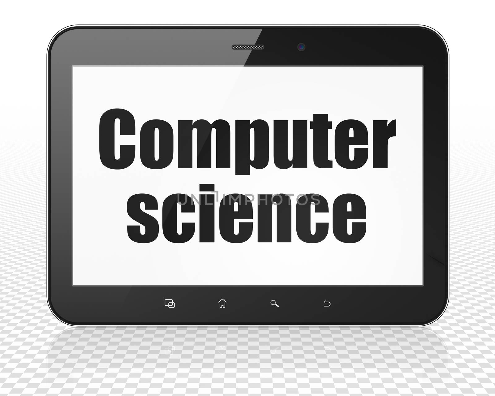 Science concept: Tablet Pc Computer with Computer Science on display by maxkabakov