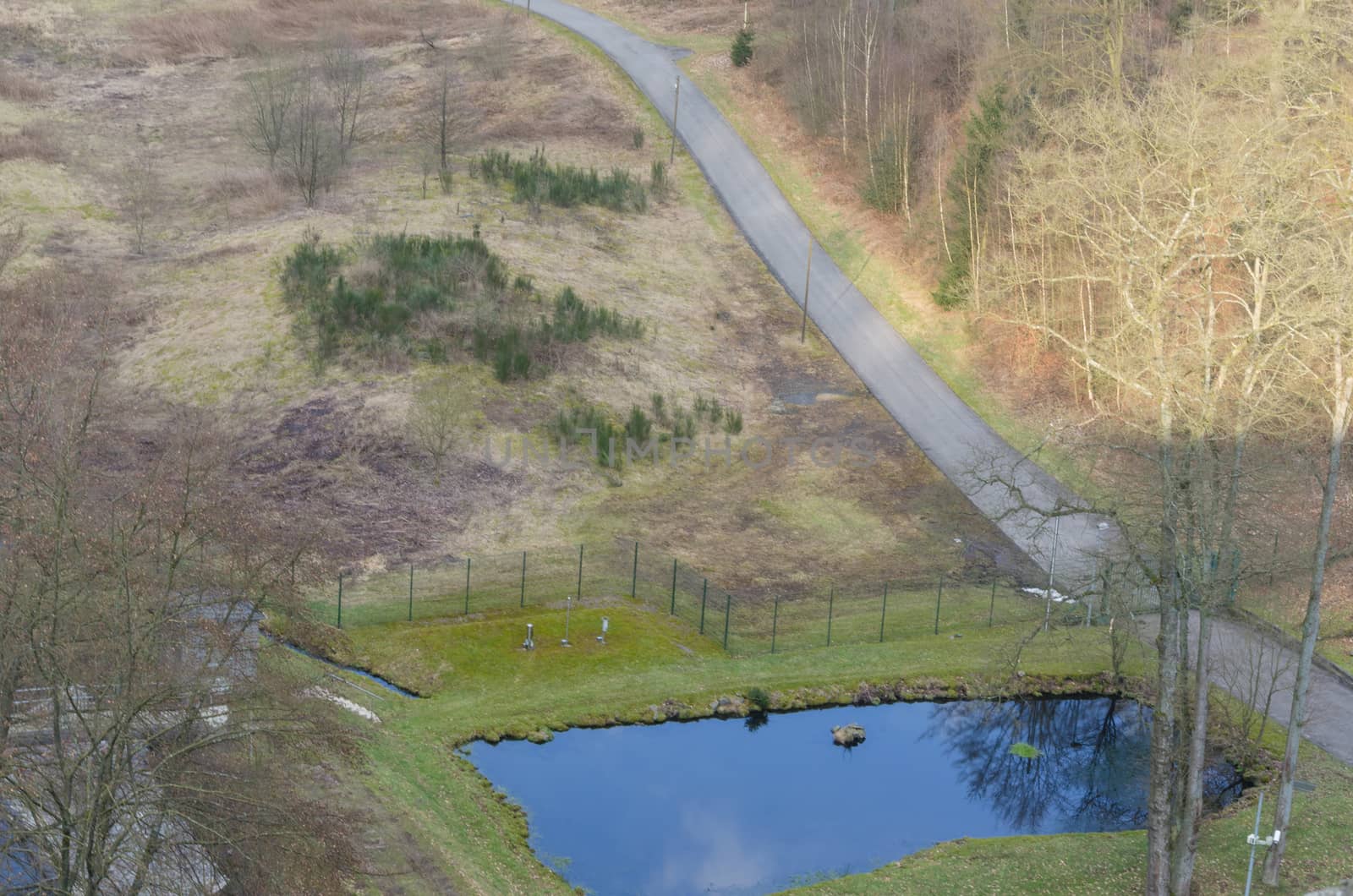 Dam reservoir, in Germany, Germany