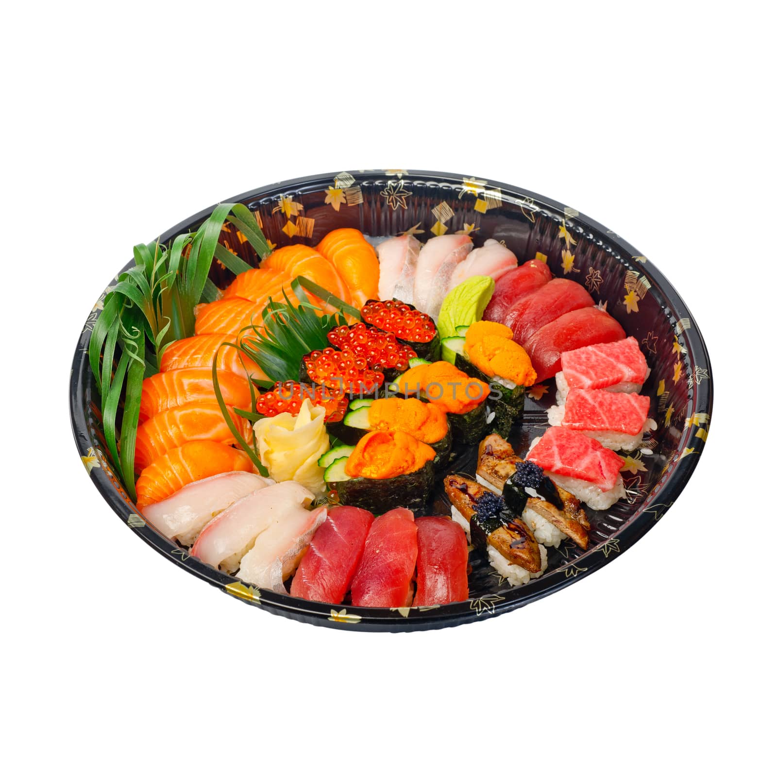 take away sushi express on plastic tray  by keko64