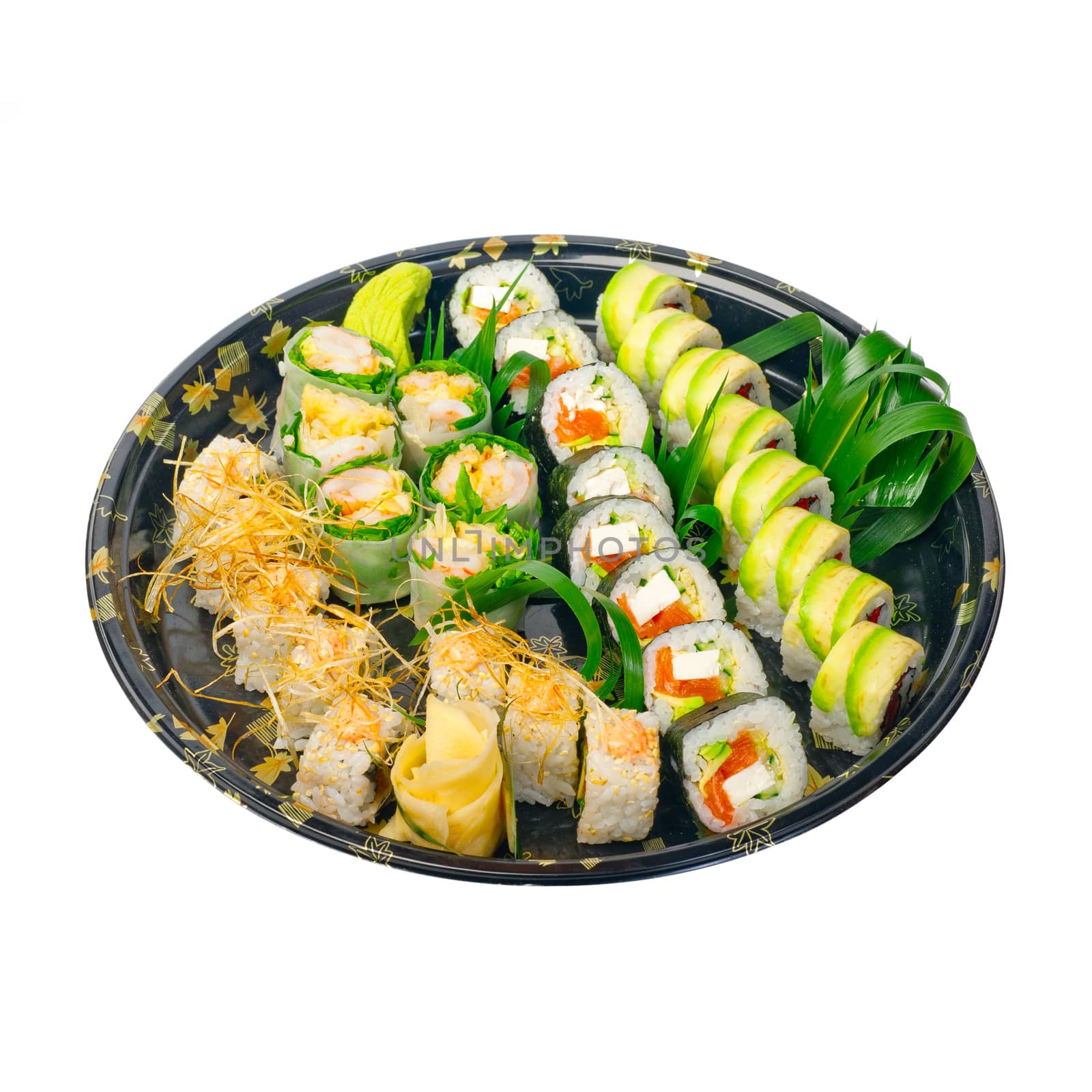 take away sushi express on plastic tray  by keko64