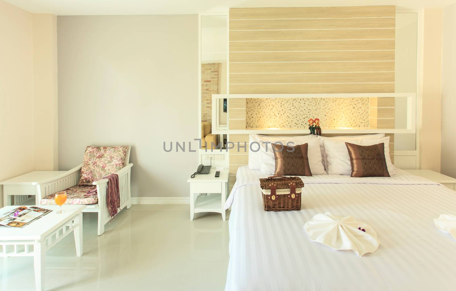 Beautiful Bedroom Interior in New Luxury Home by Yuri2012