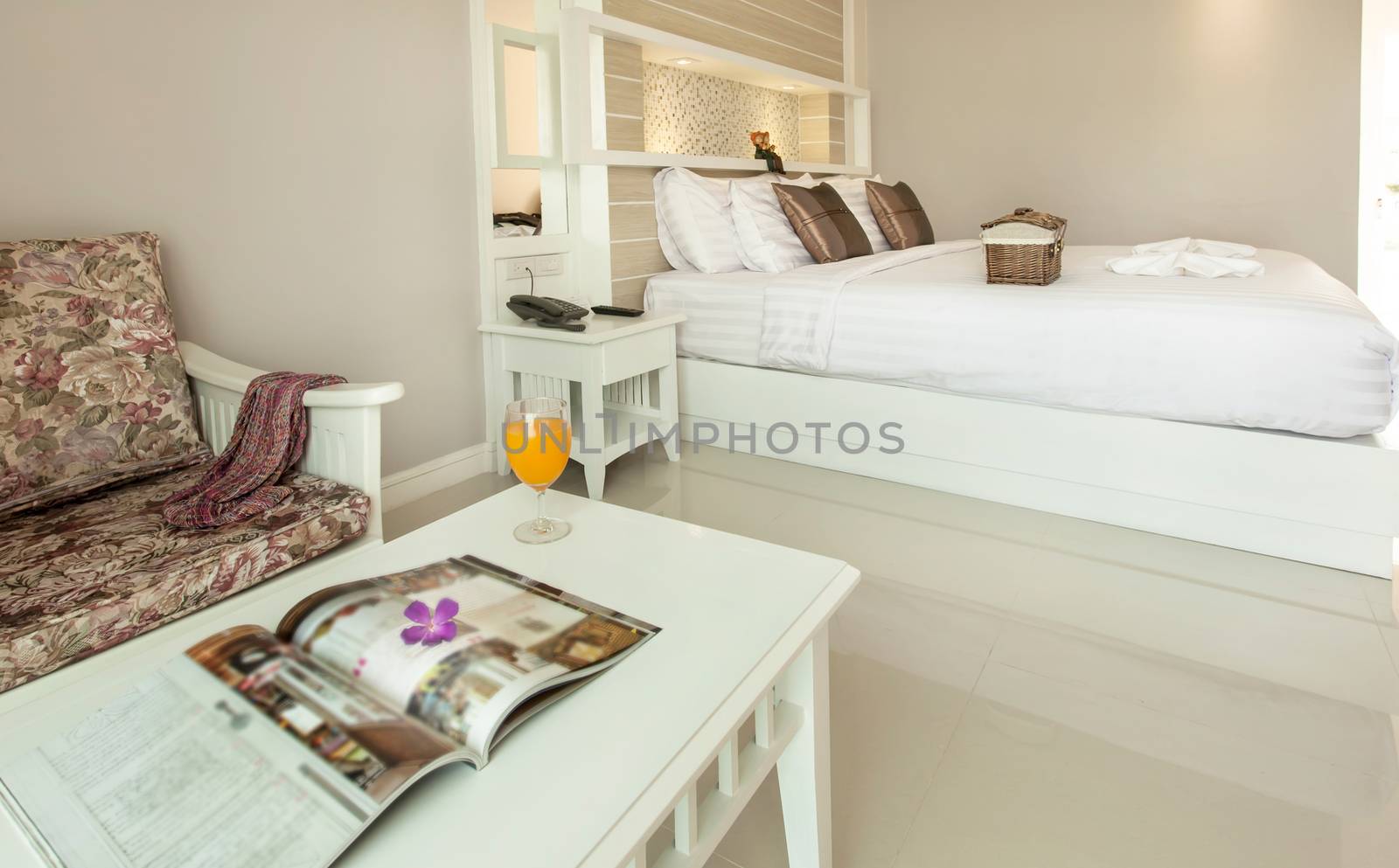 Beautiful Bedroom Interior in New Luxury Home