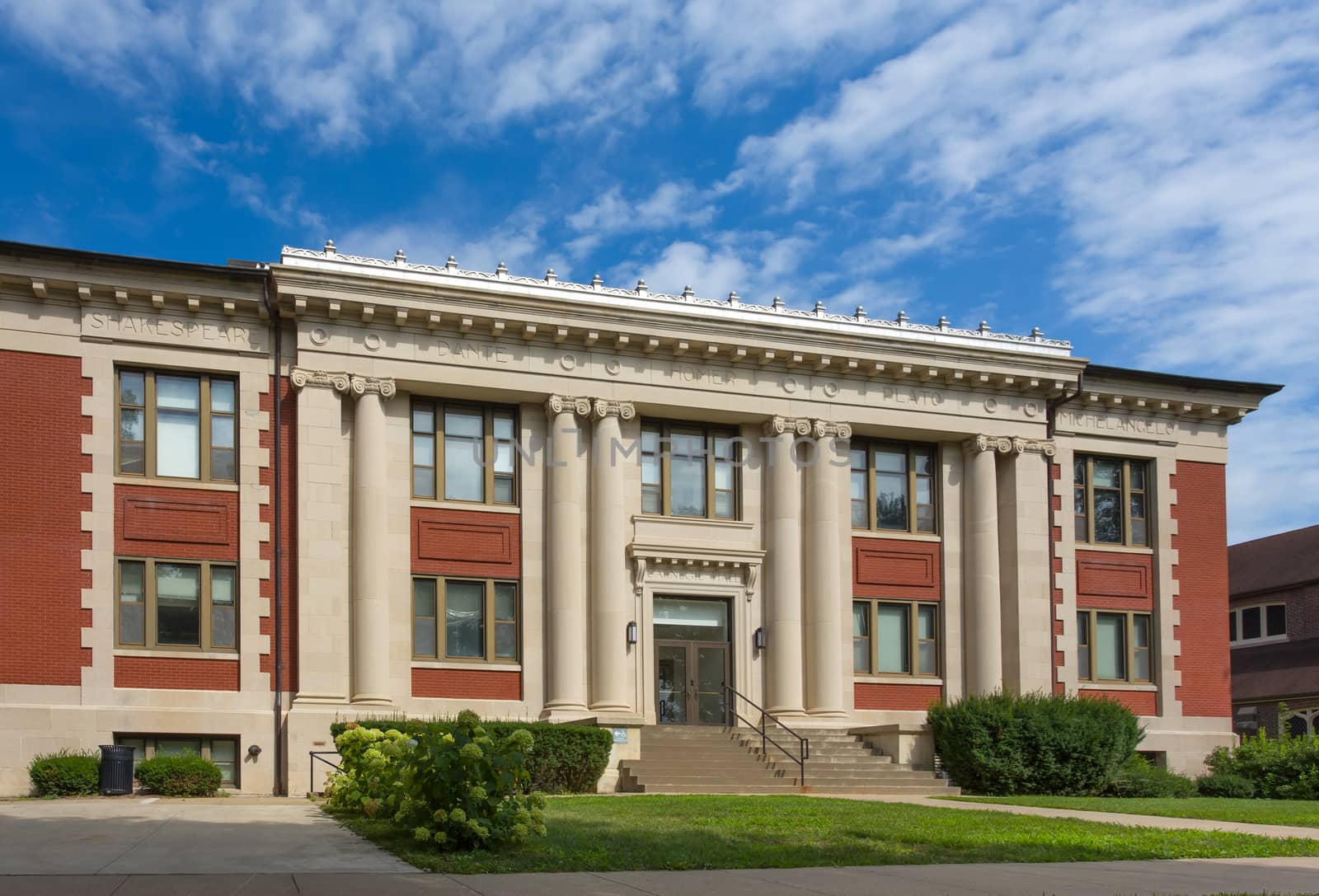 Carnegie Hall on the campus of Grinell College by wolterk