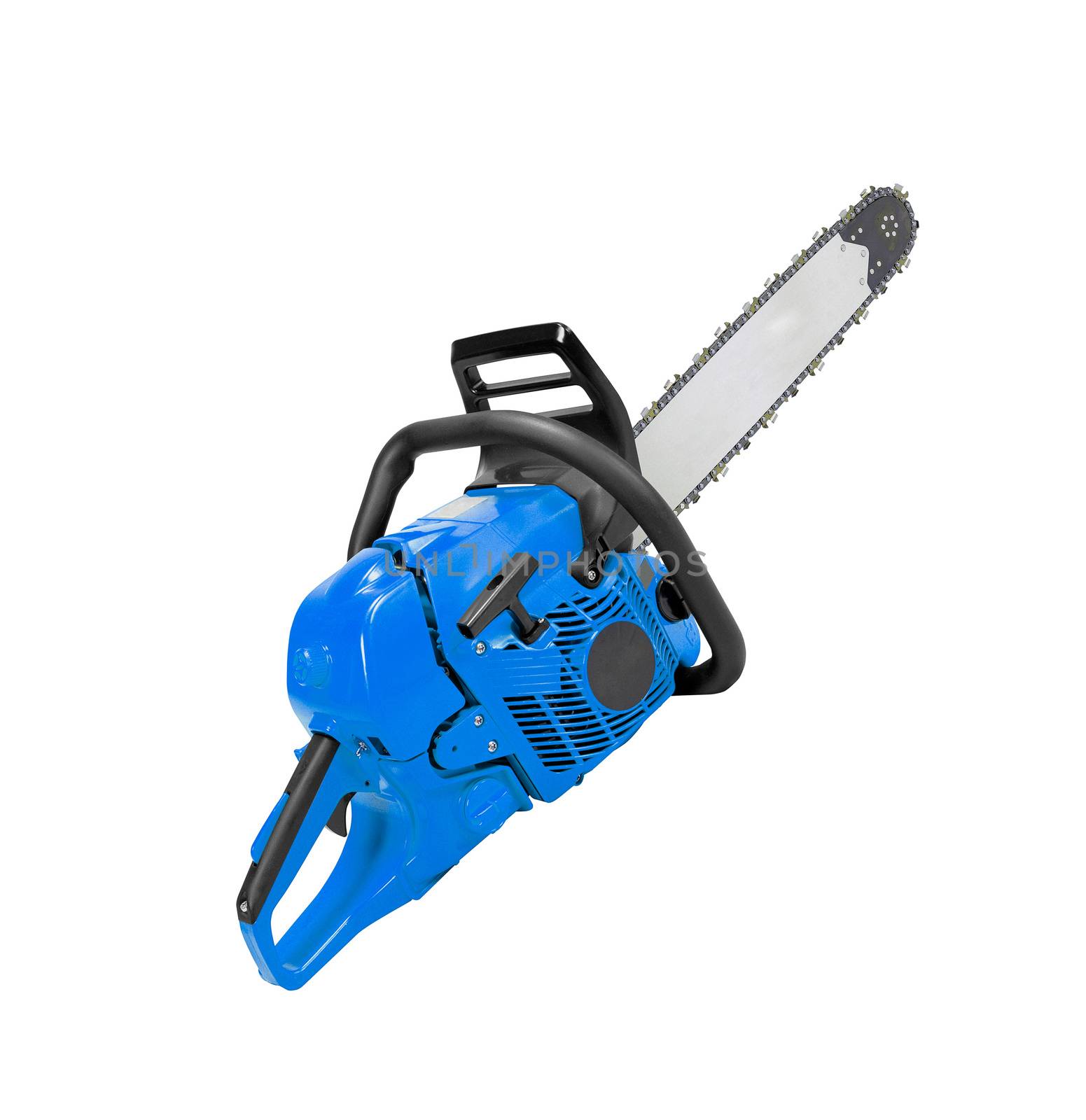 Chainsaw isolated on the white background