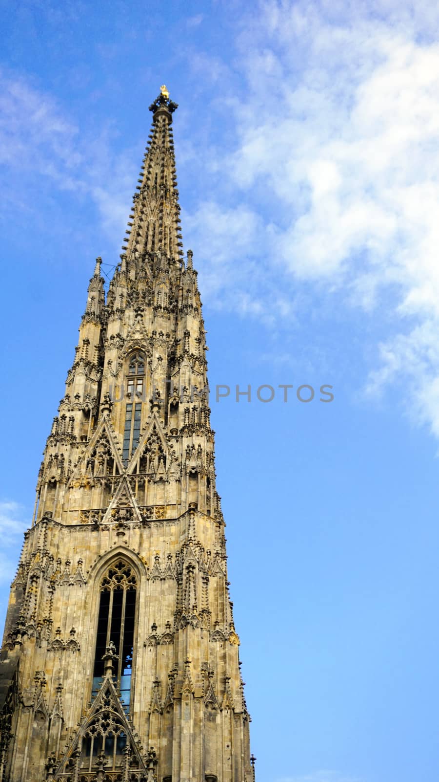 tower of St. Stephan cathedral in Vienna, Austria