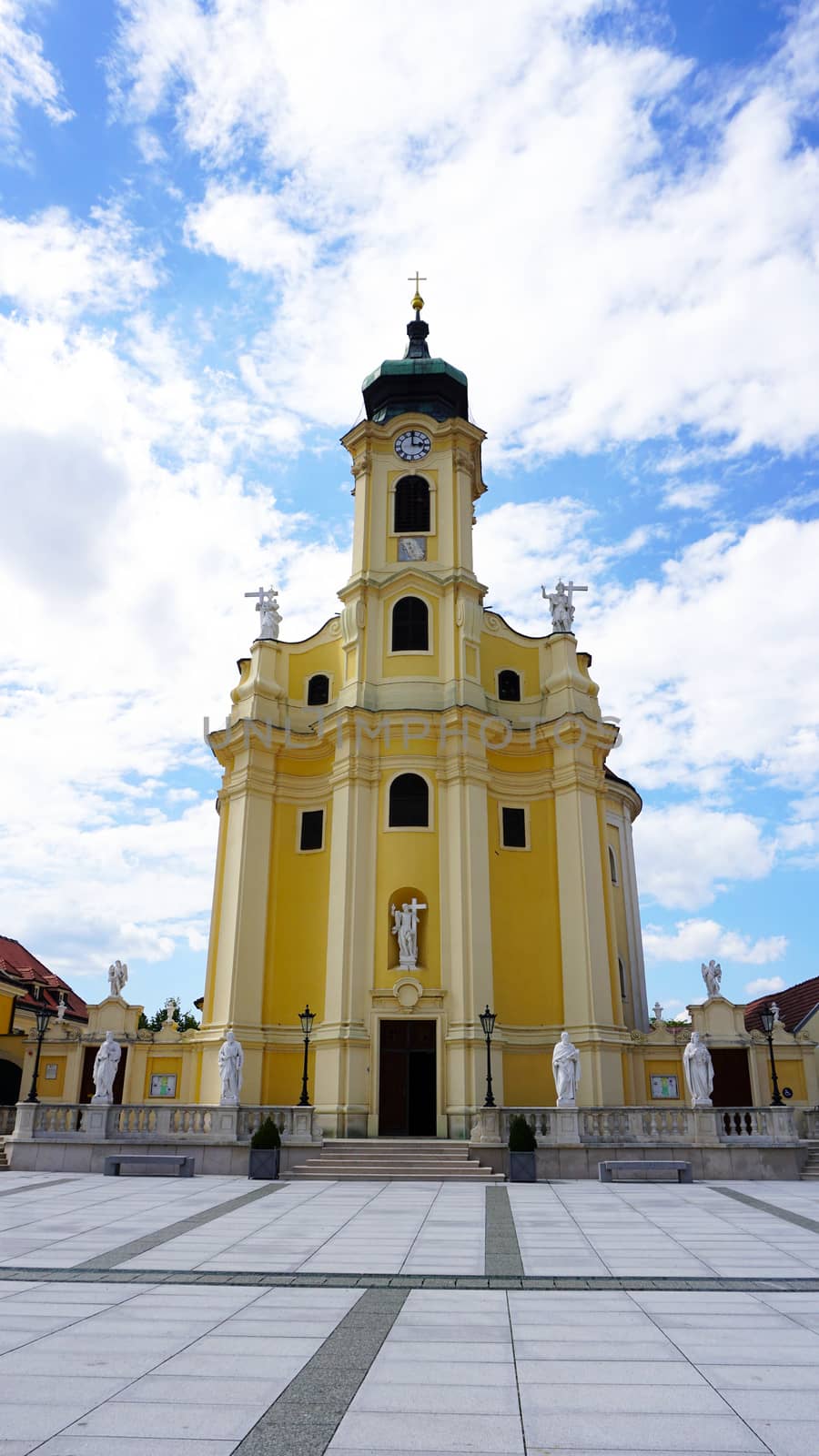 historical church tower Austria
