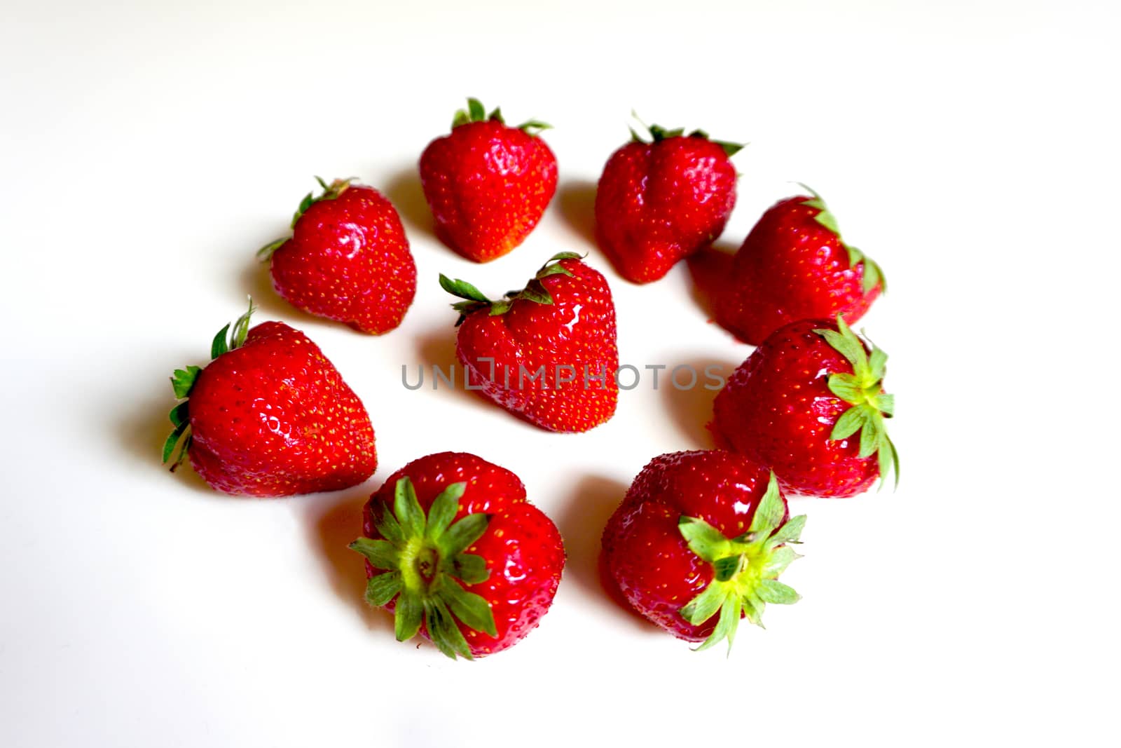 Fresh Strawberry isolated on white background