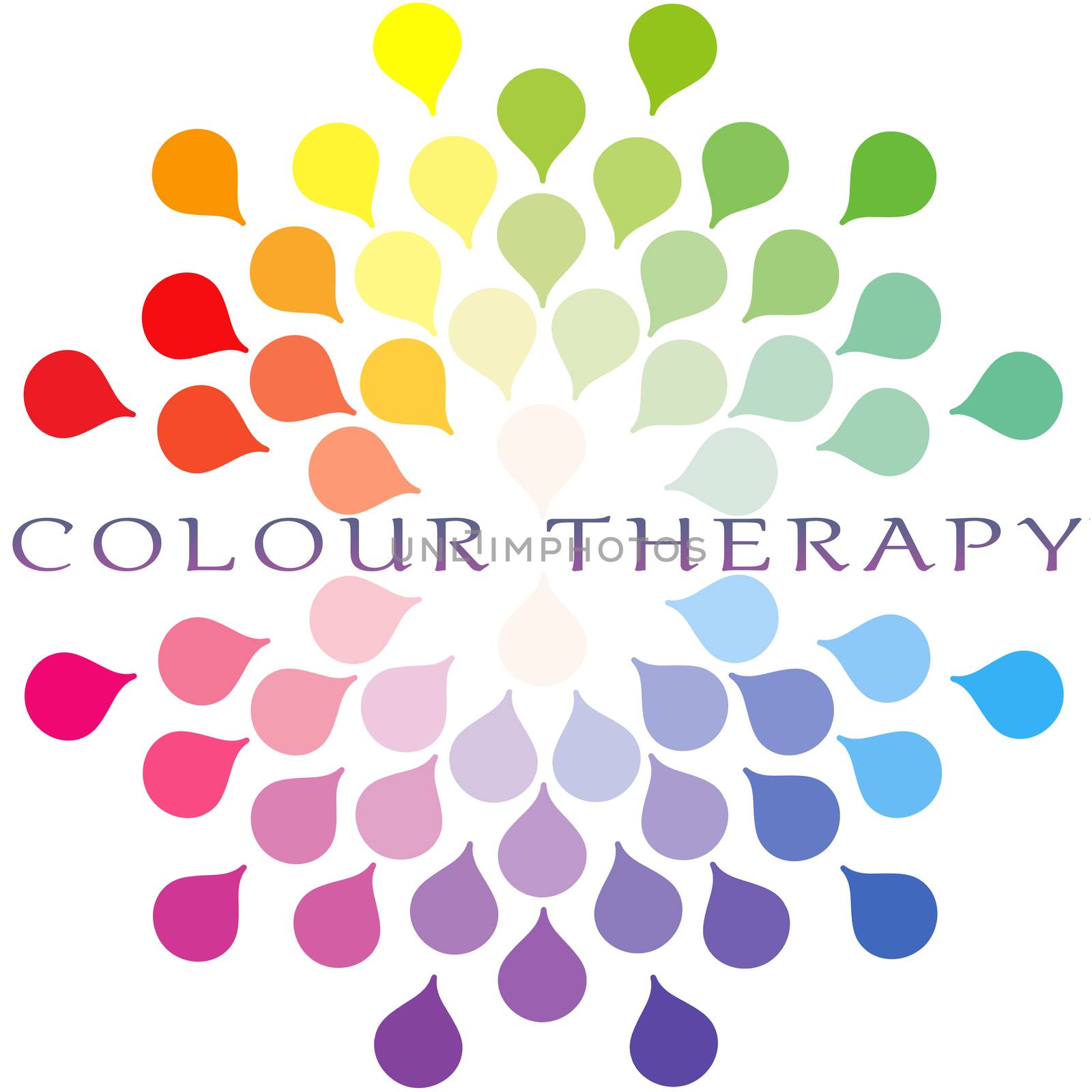 Colour Therapy - Chromo therapy colour spectrum logo