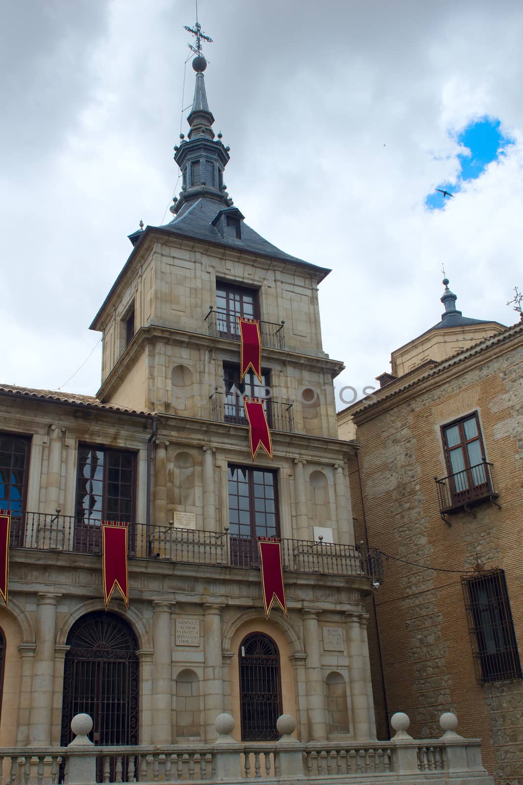 Old palace in the city of Toledo