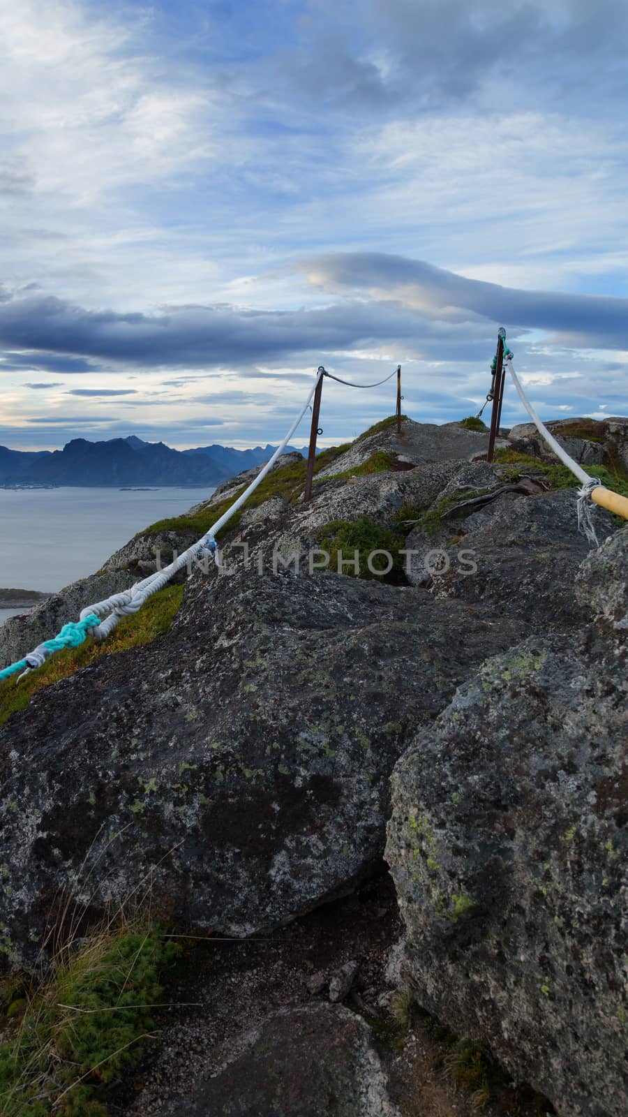 View of Lofoten Islands in Norway by BIG_TAU