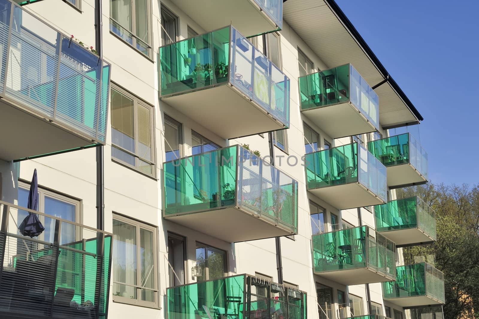 Balconies and windows by a40757