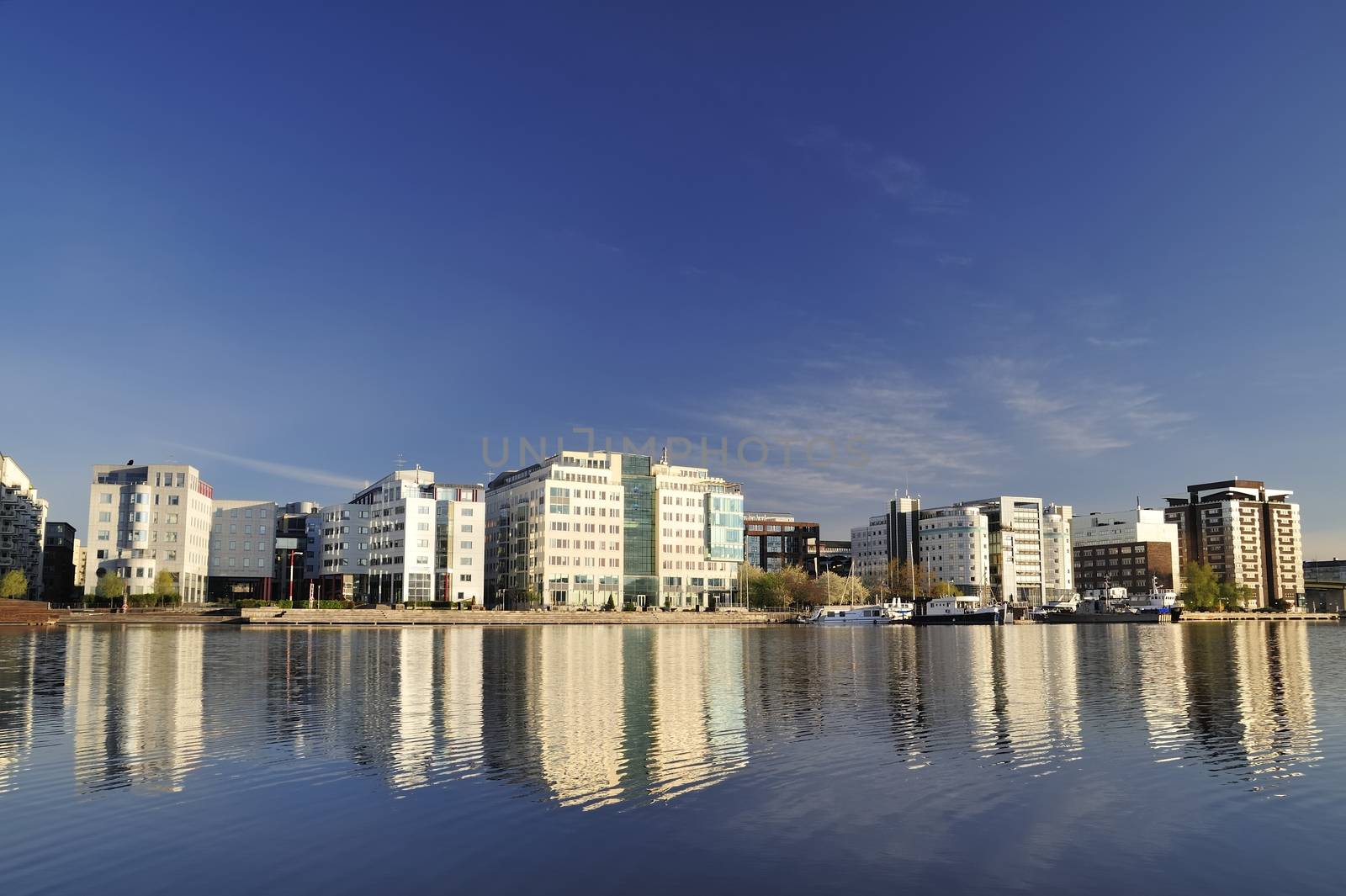 Modern apartment buildings by a40757